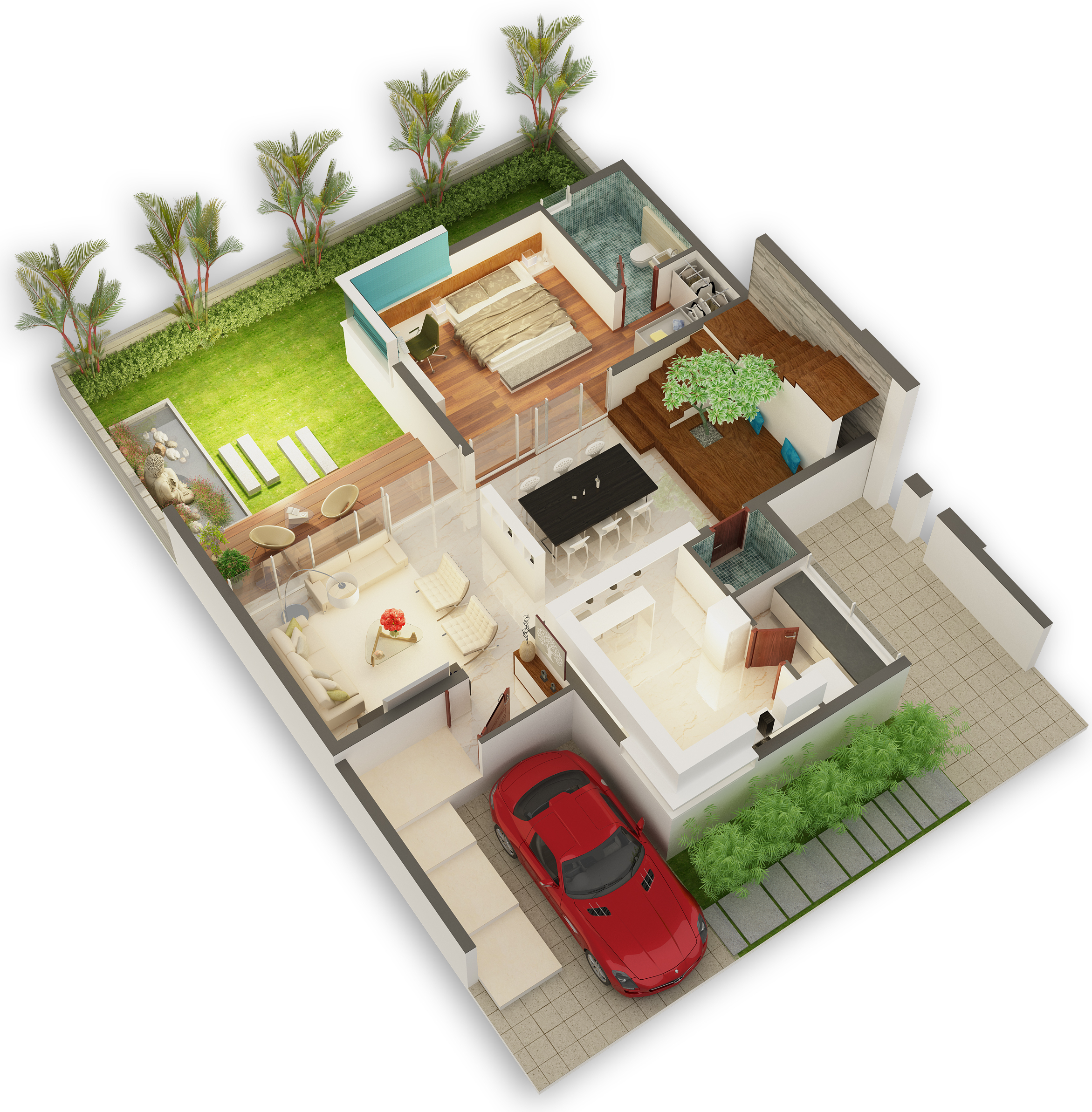 3DFloorPlan of Skanda Avani C99