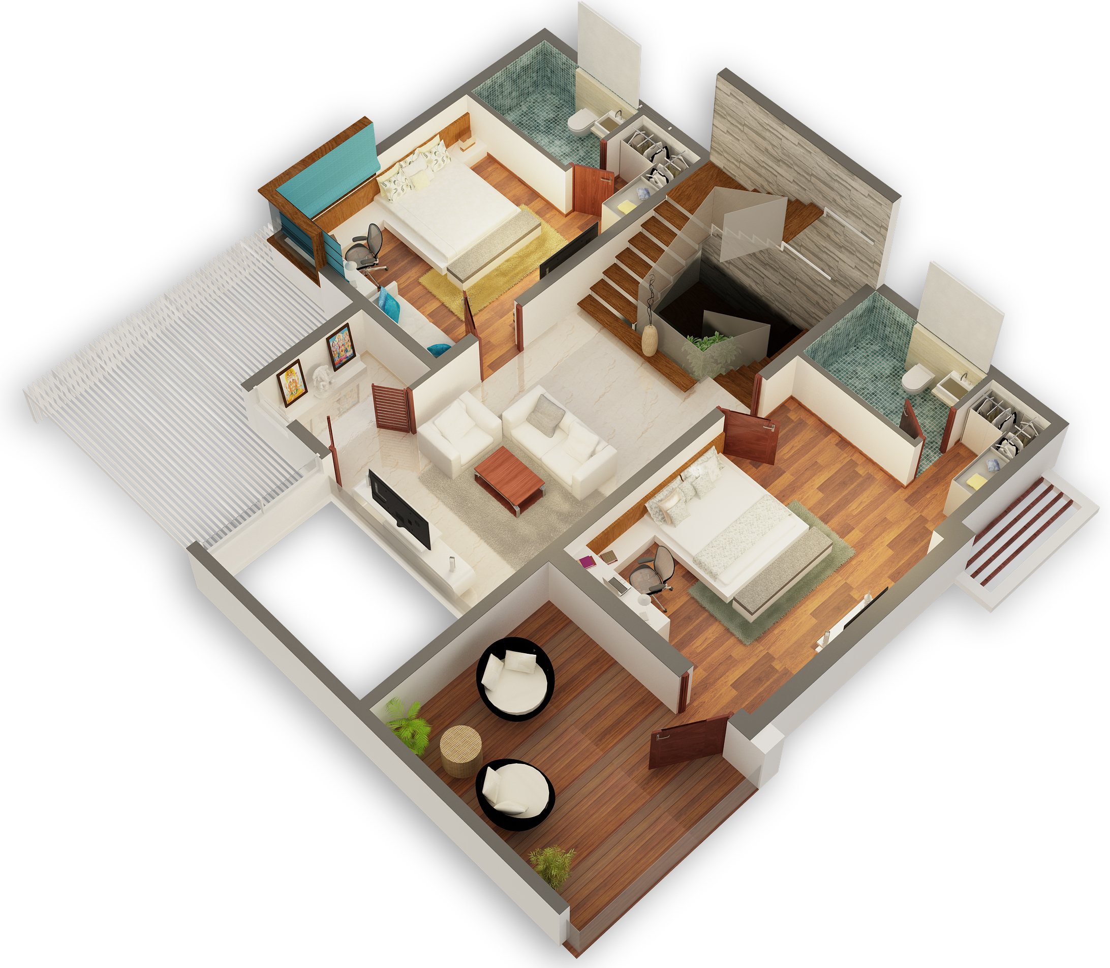 3DFloorPlan of Skanda Avani C99