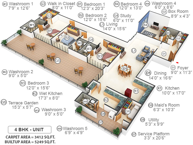 3DFloorPlan of Total Environment Learning To Fly