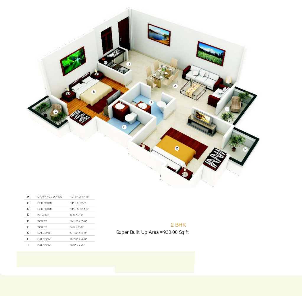 3DFloorPlan of Arihant Dynasty