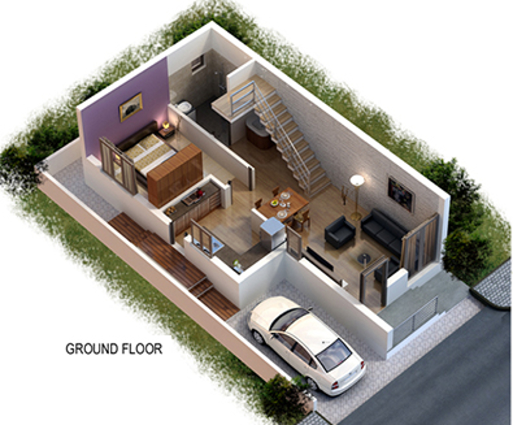 3DFloorPlan of Fairyland Sai Amarantha