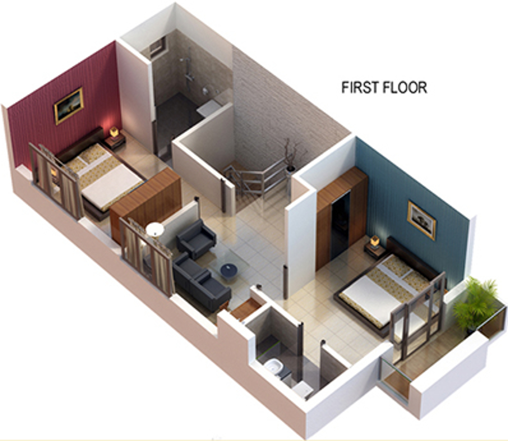 3DFloorPlan of Fairyland Sai Amarantha