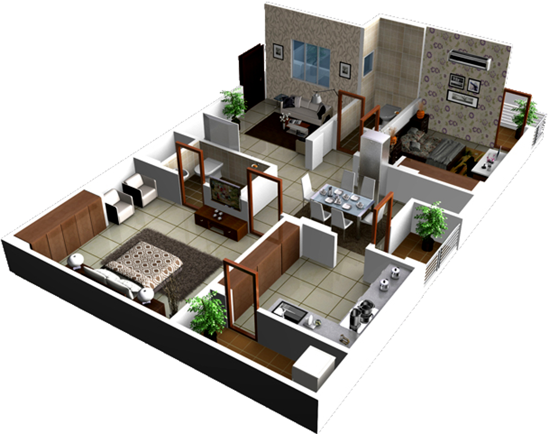 3DFloorPlan of KMC Manoharam