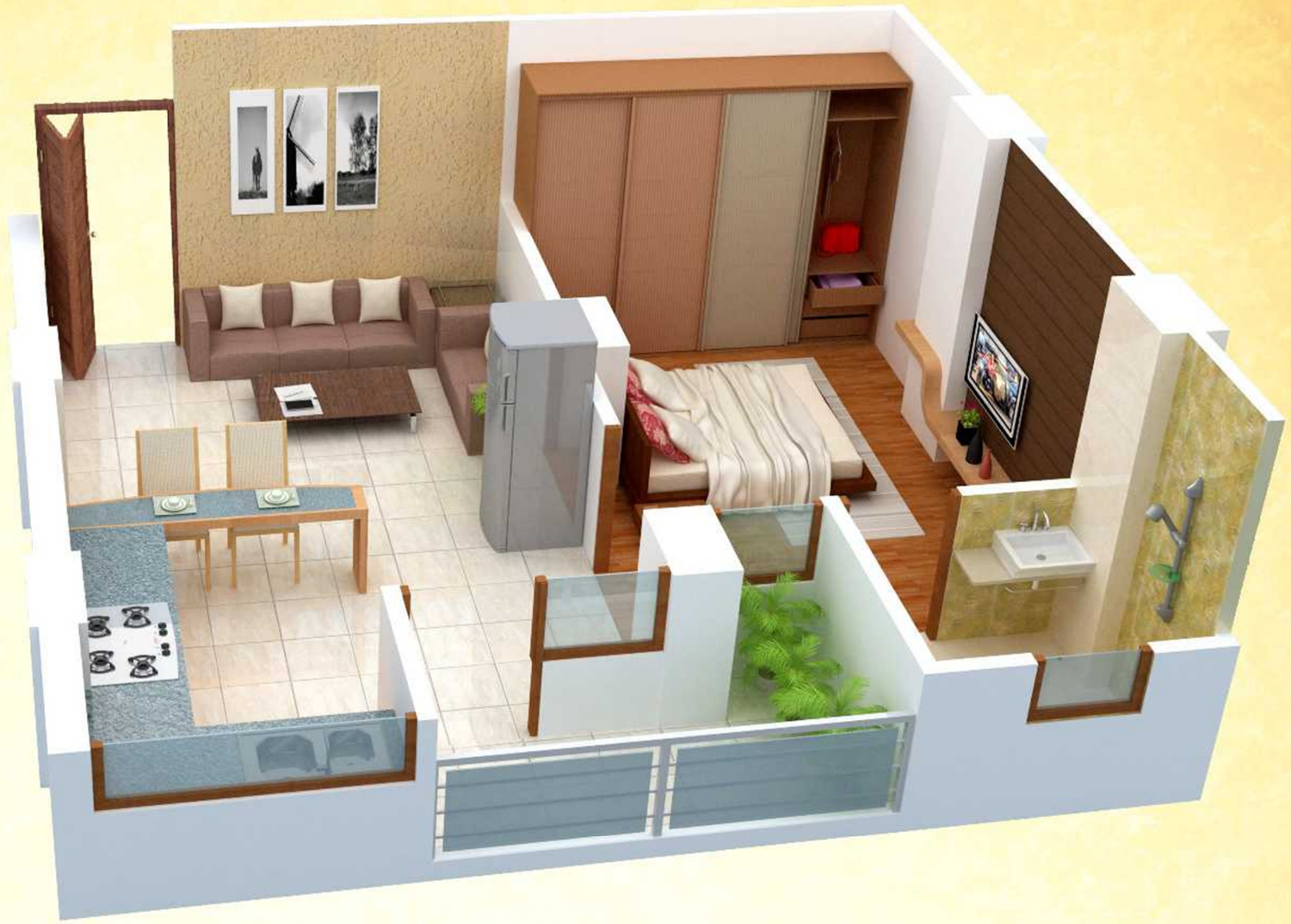 3DFloorPlan of Unimaxe Sez Pride