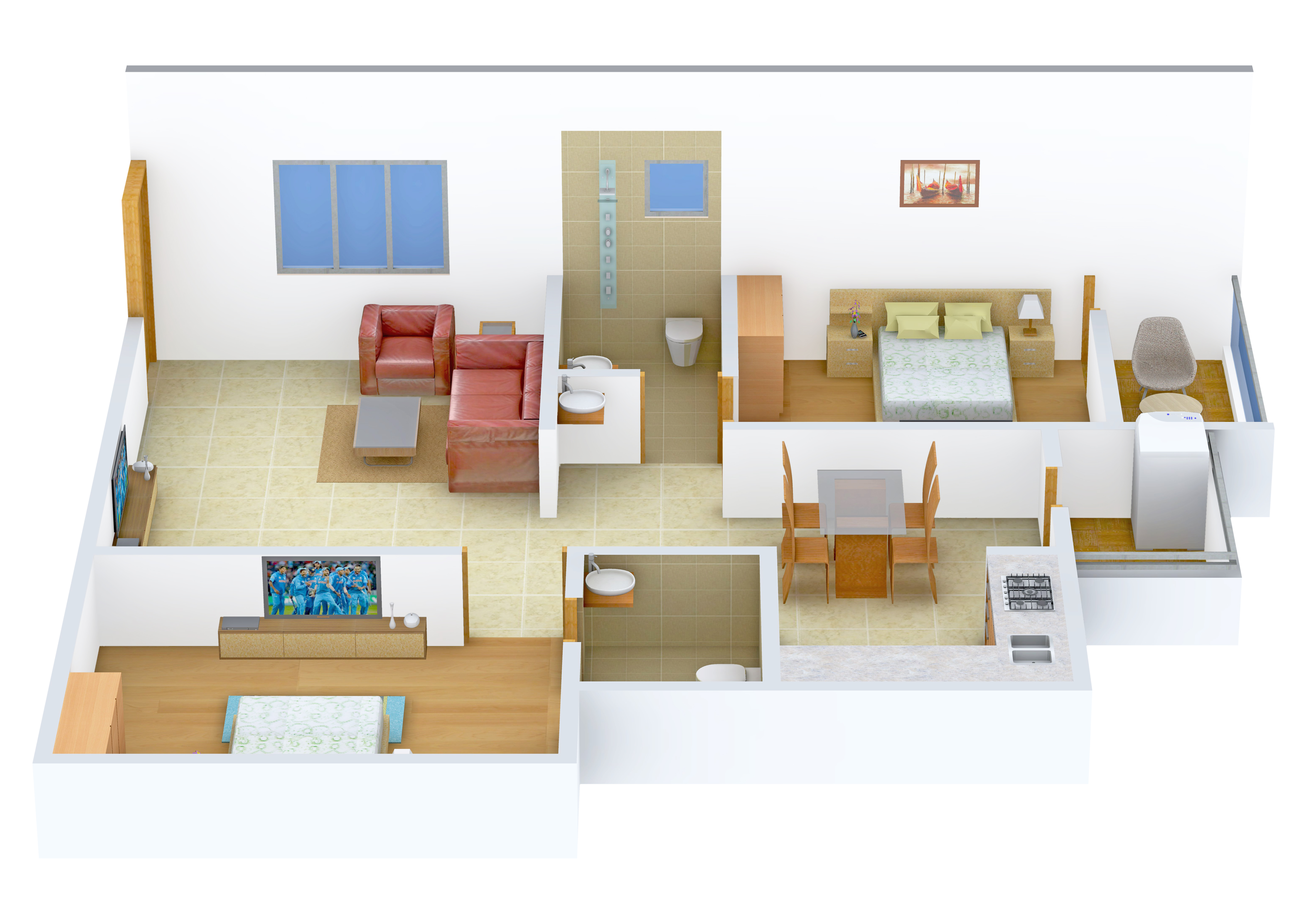 3DFloorPlan of RV RVS Sumeru
