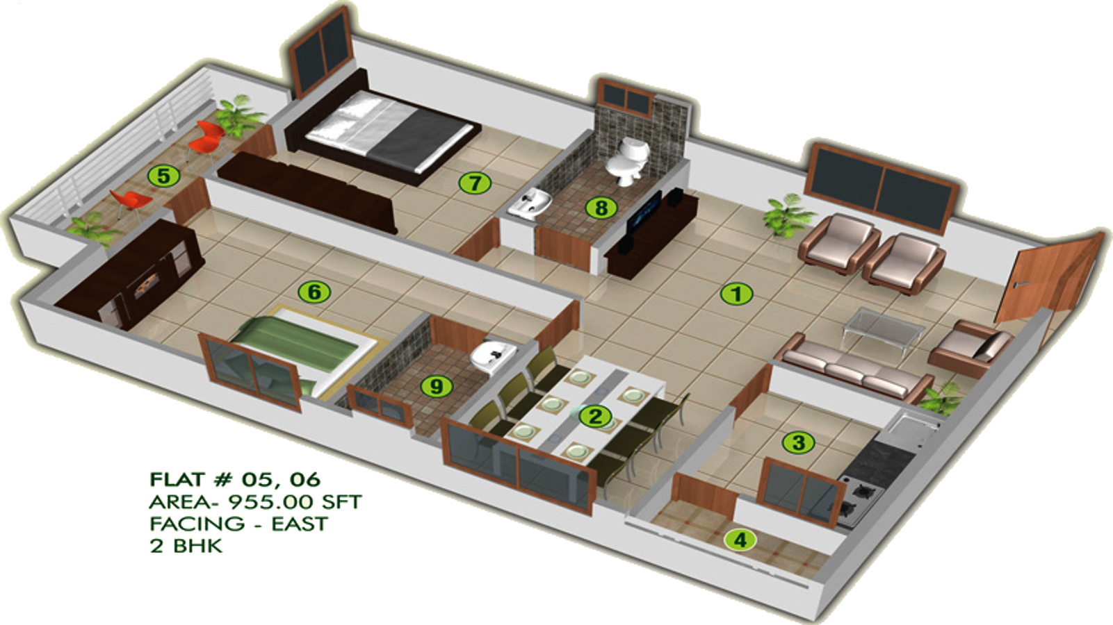 3DFloorPlan of NCN Crystal
