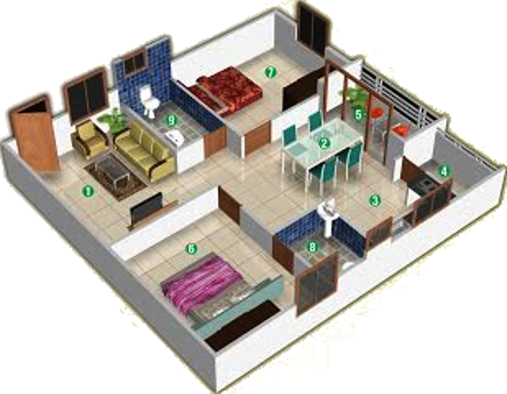 3DFloorPlan of NCN Diamond