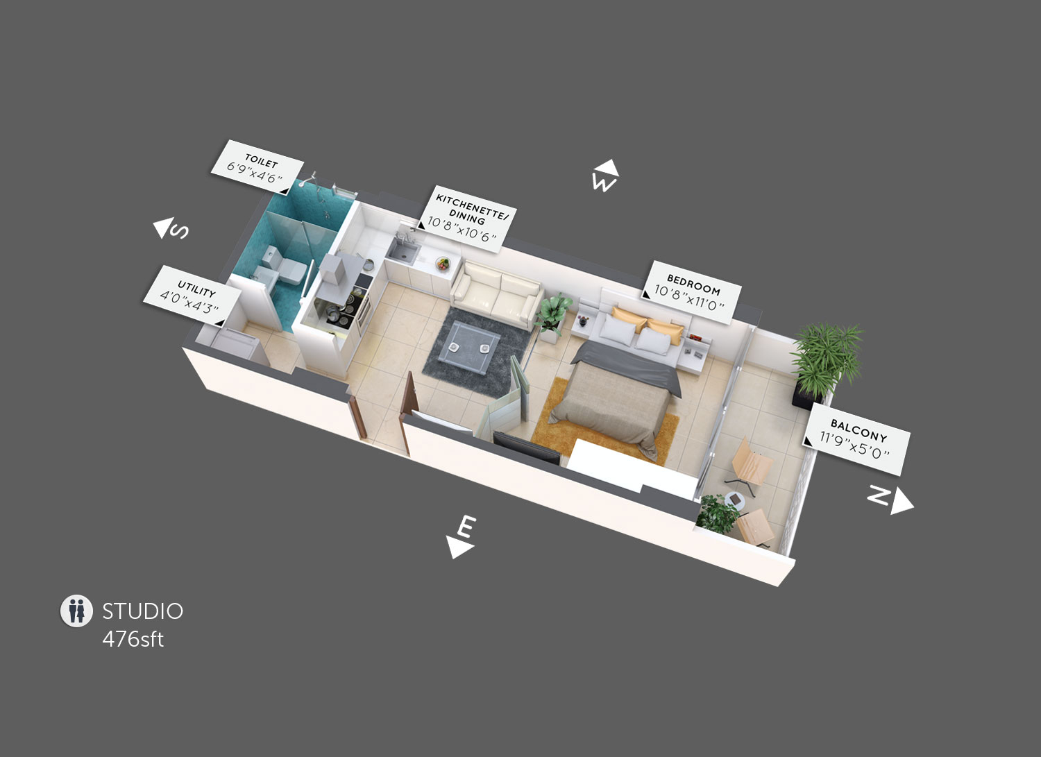 3DFloorPlan of Dasta Concerto