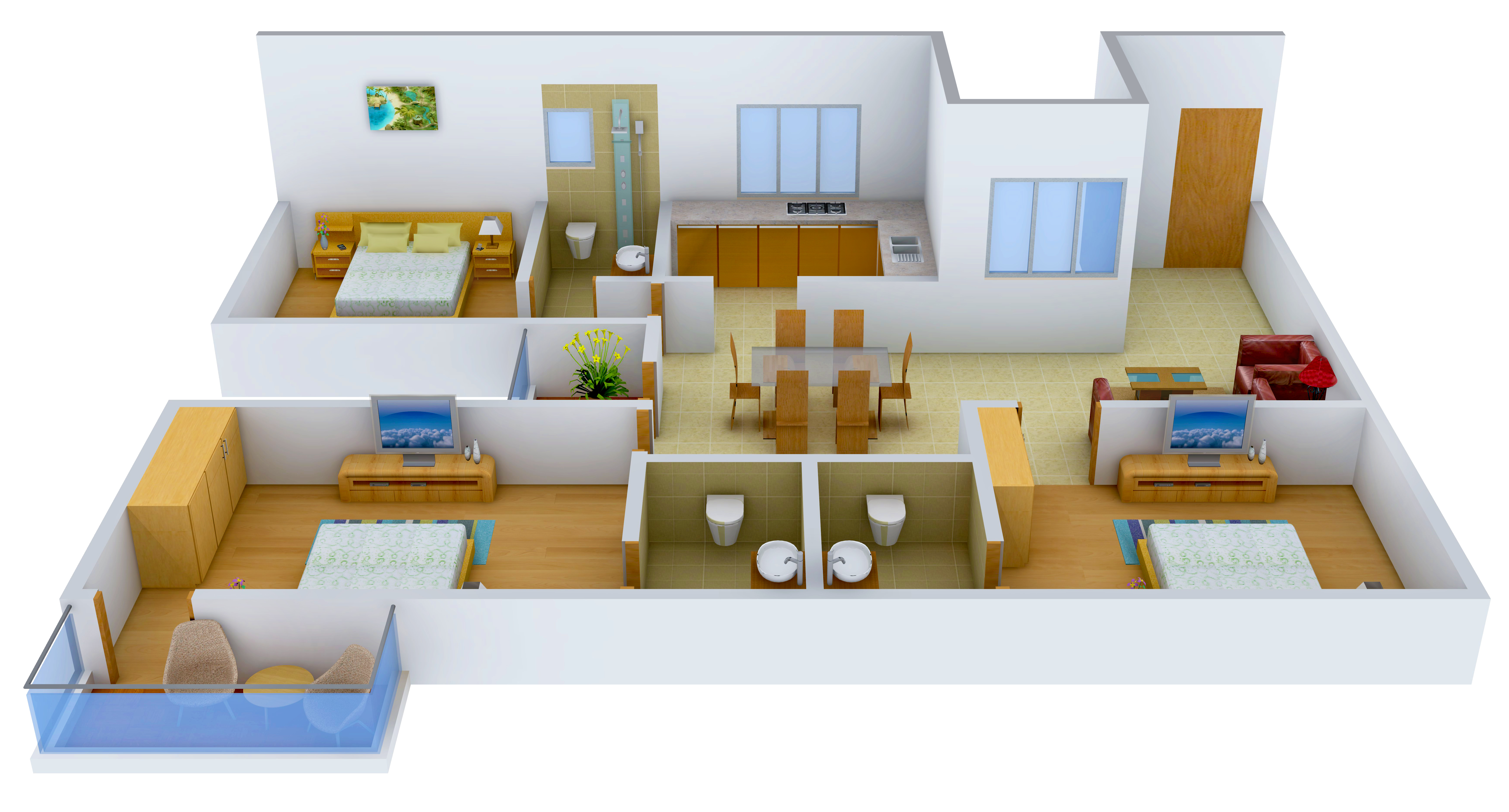 3DFloorPlan of ICIPL Ode