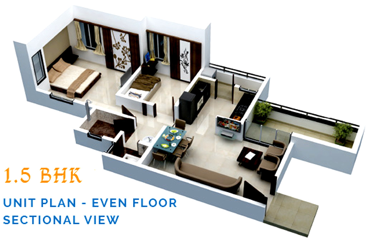 3DFloorPlan of Citta Samrajya