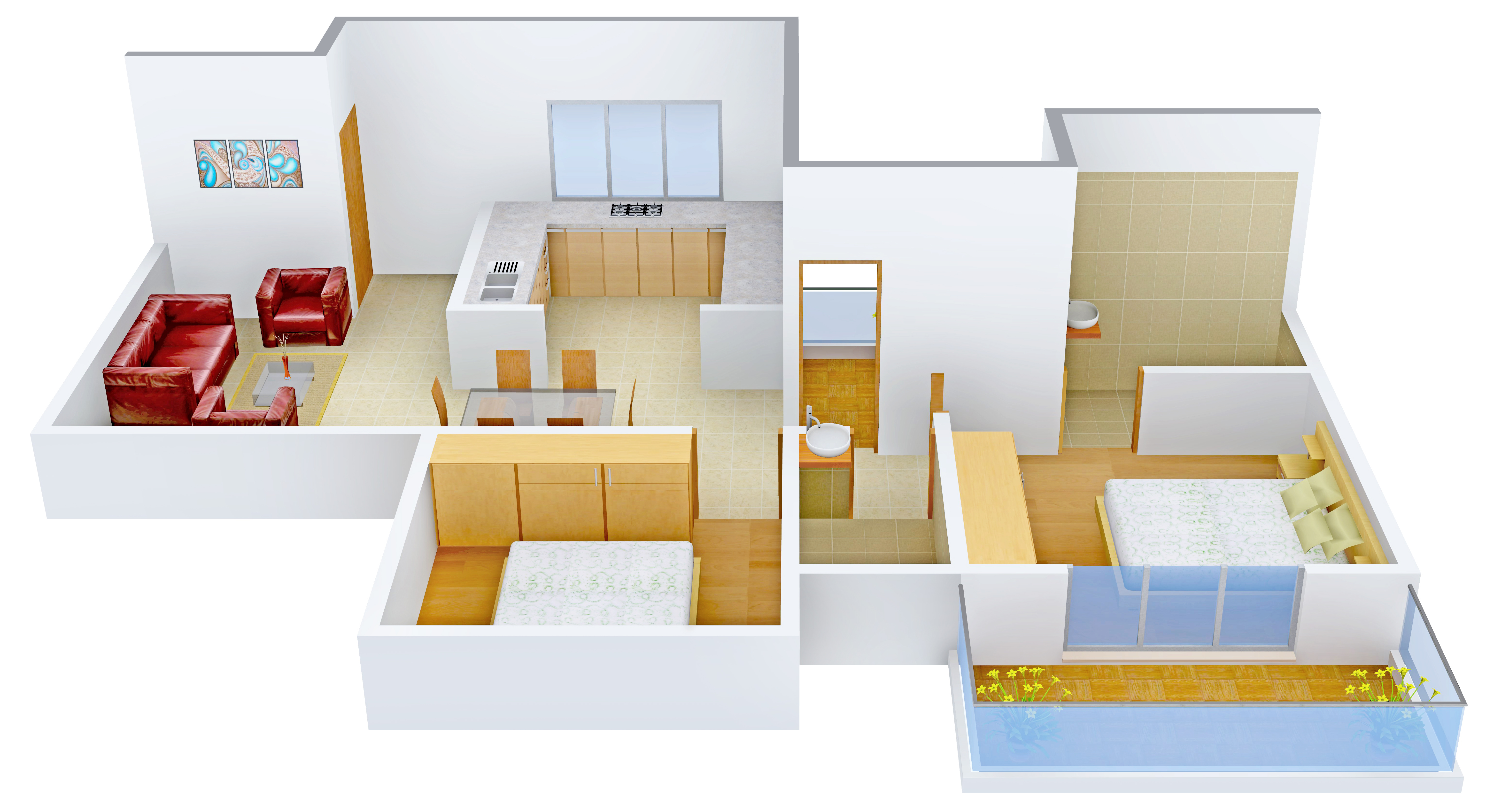 3DFloorPlan of NSG Royal One