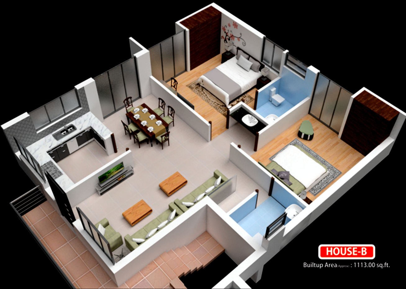 3DFloorPlan of Geomac Exotica