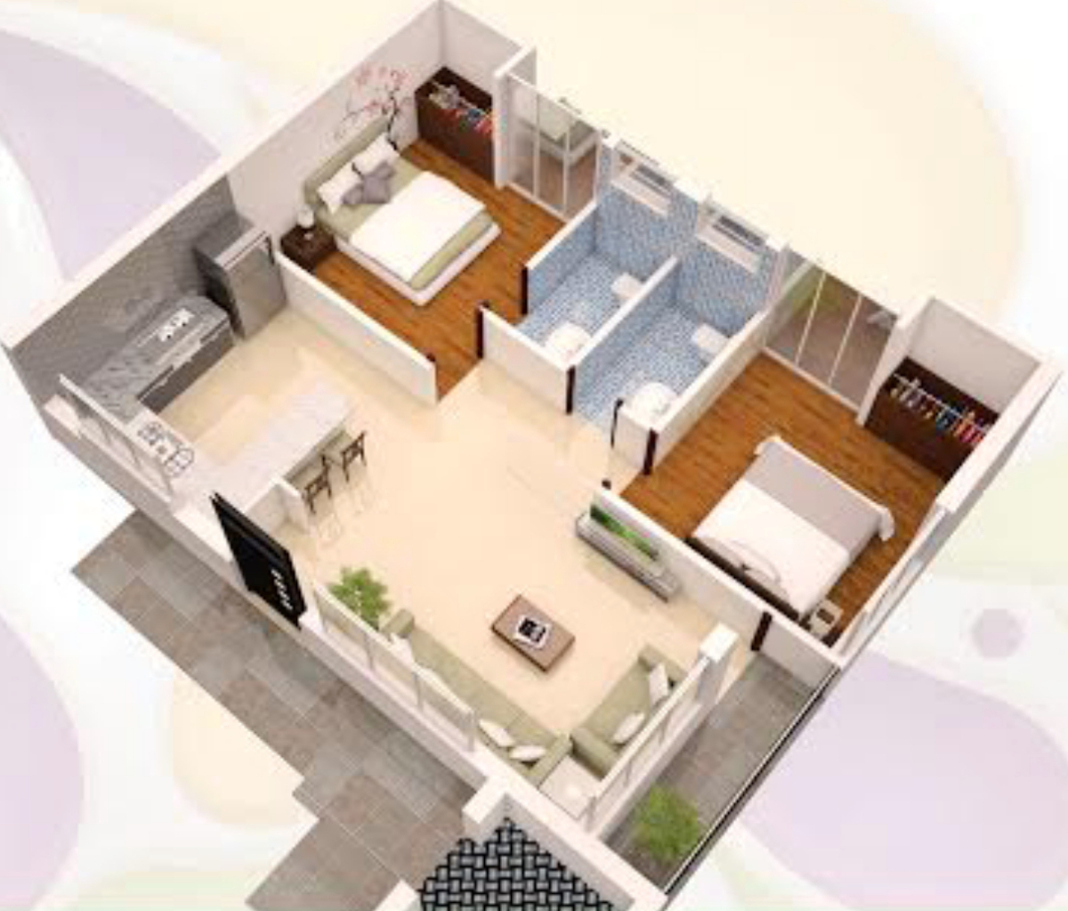 3DFloorPlan of Geomac Esencia