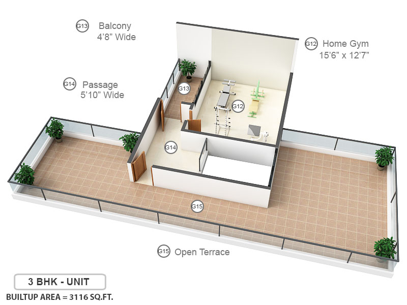 3DFloorPlan of Asset Insignia