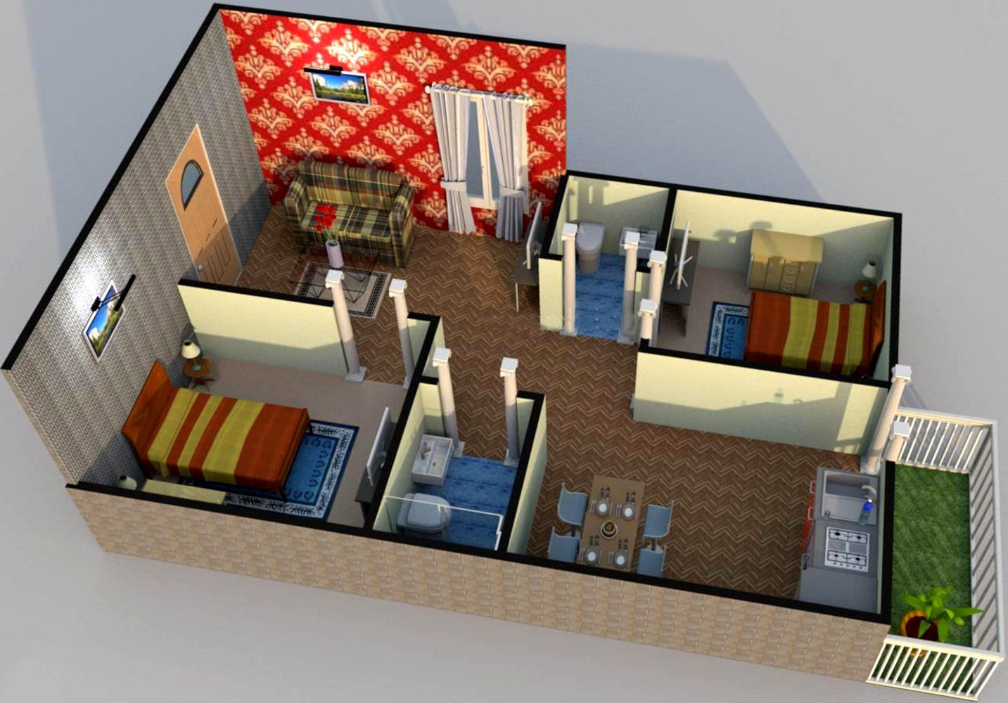 3DFloorPlan of SLV Sun Grove