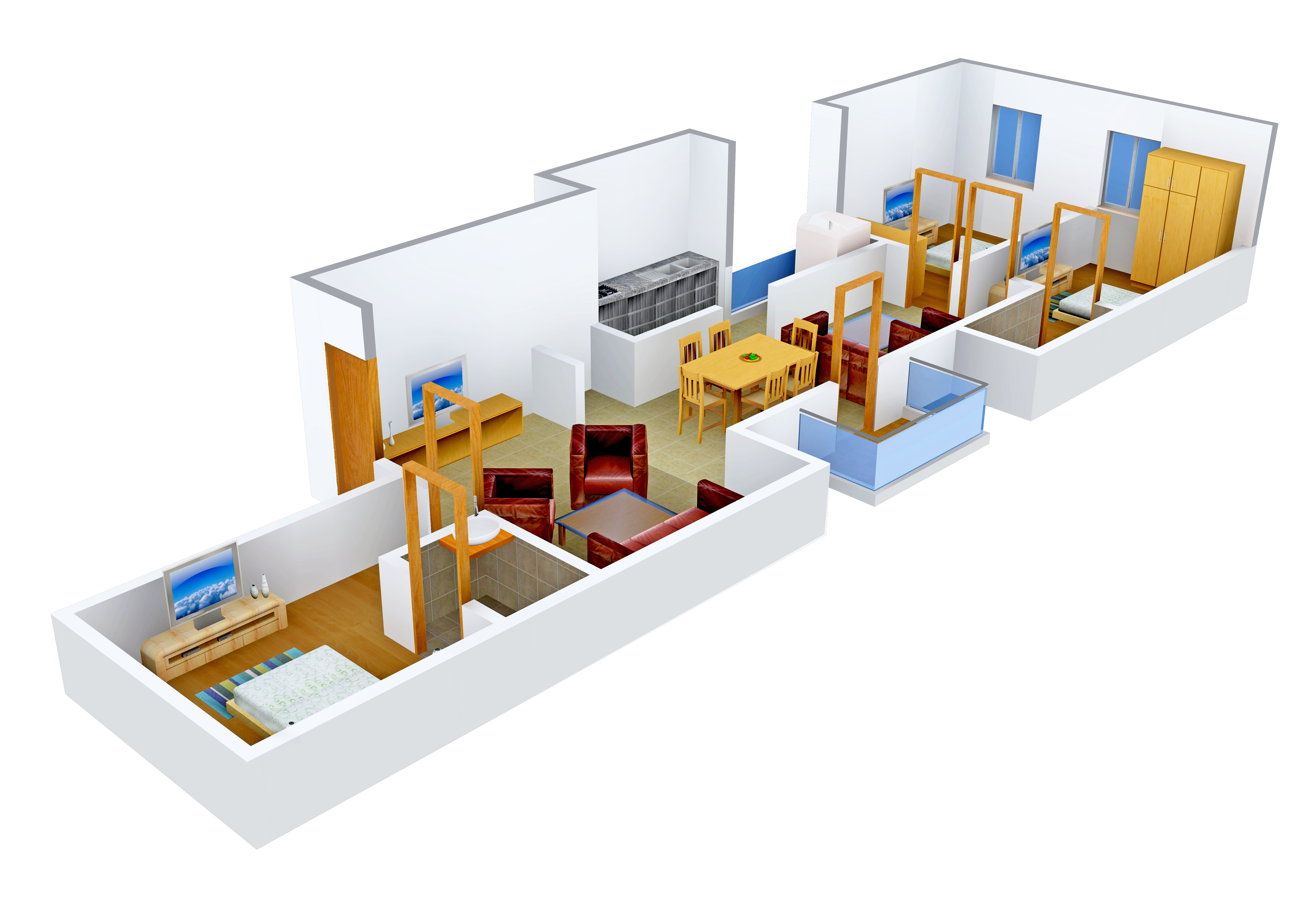 3DFloorPlan of Jain Archway