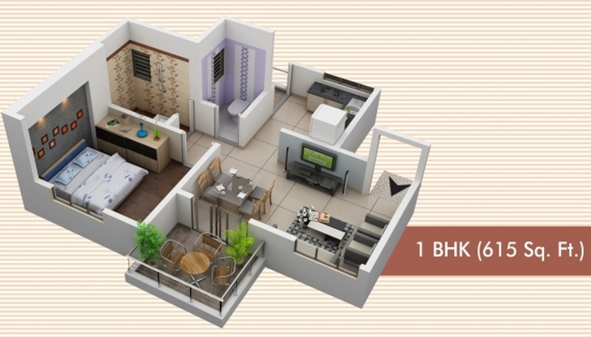 3DFloorPlan of Venture Iskcon City