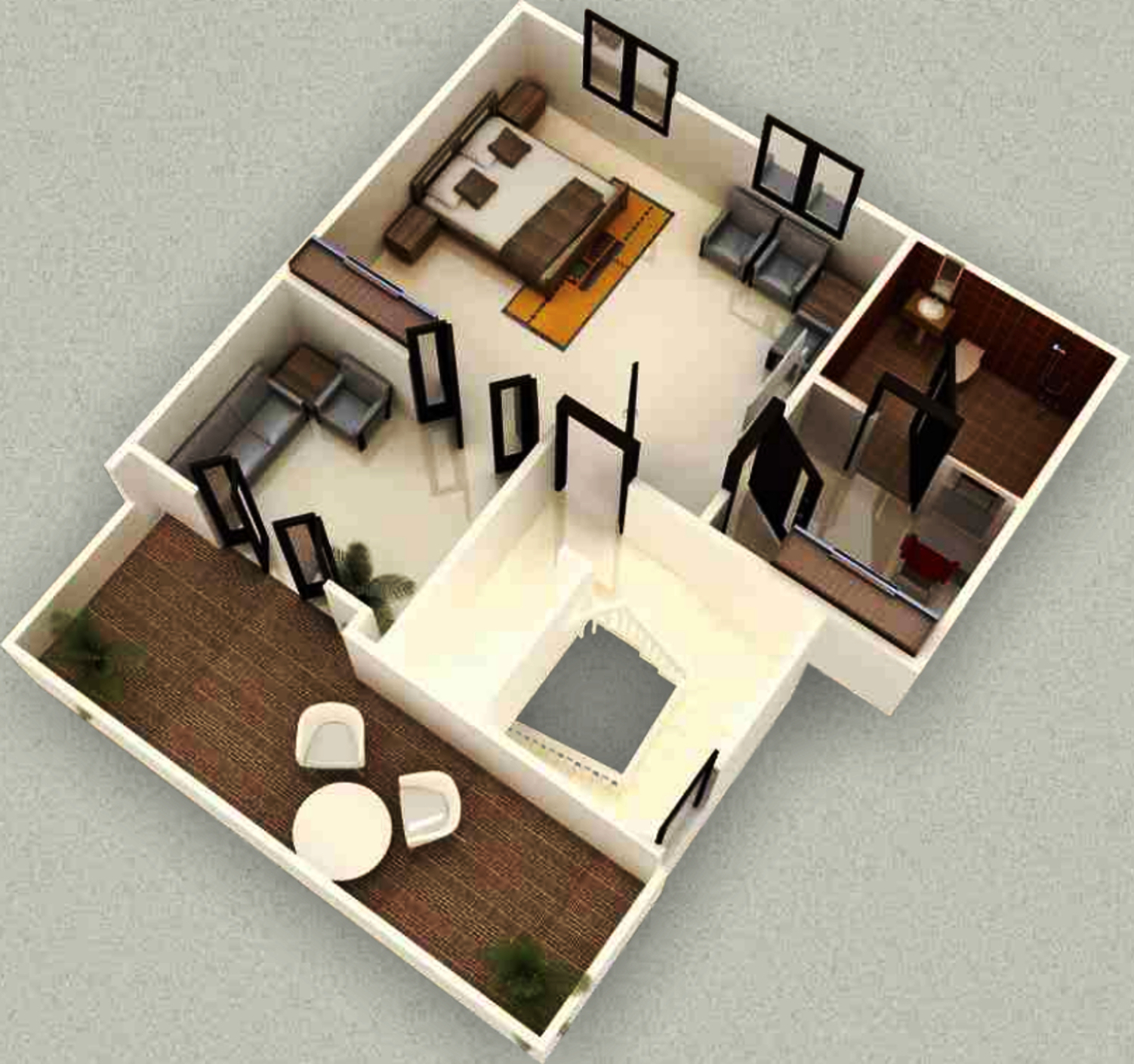 3DFloorPlan of Labh Shreeji Villa