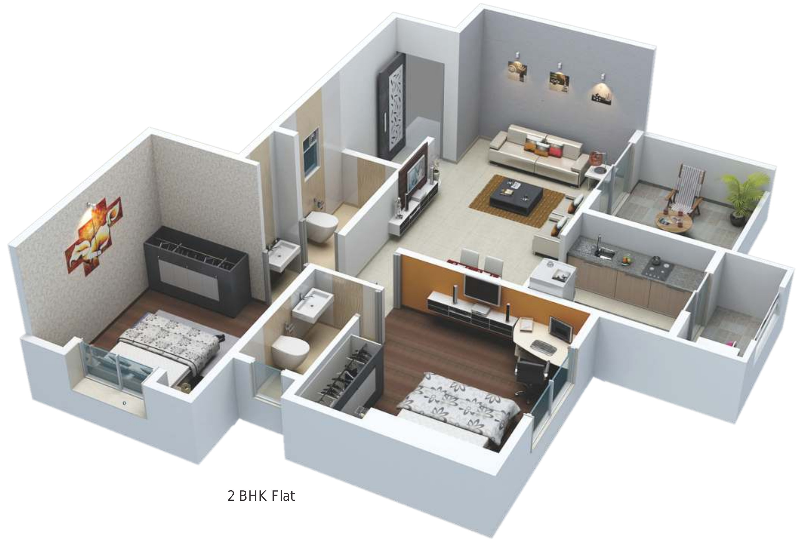 3DFloorPlan of Gurukrupa Jaishankar Primerose