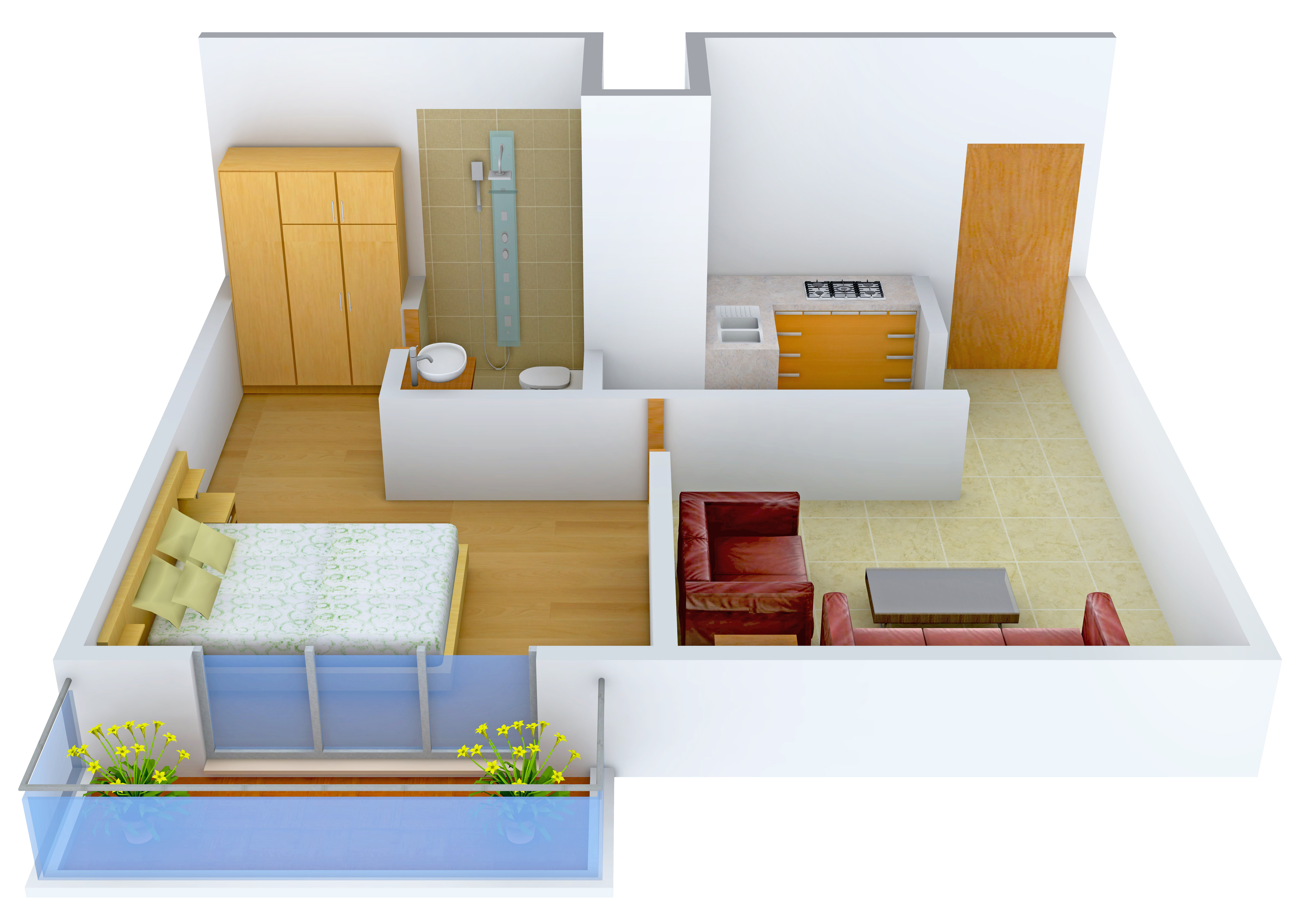 3DFloorPlan of Tulsiani Palacio Imperial White