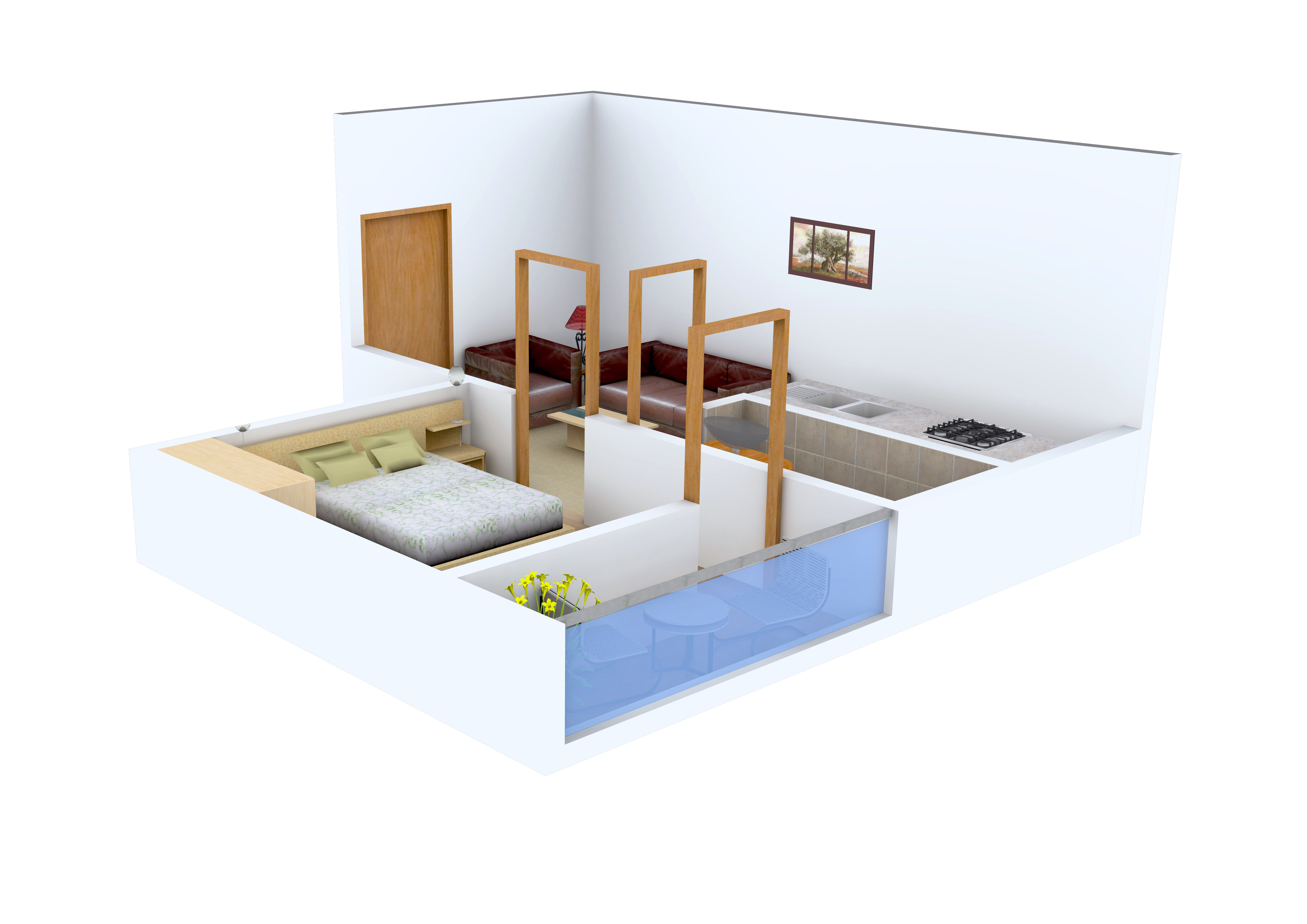 3DFloorPlan of Sharanam Savera