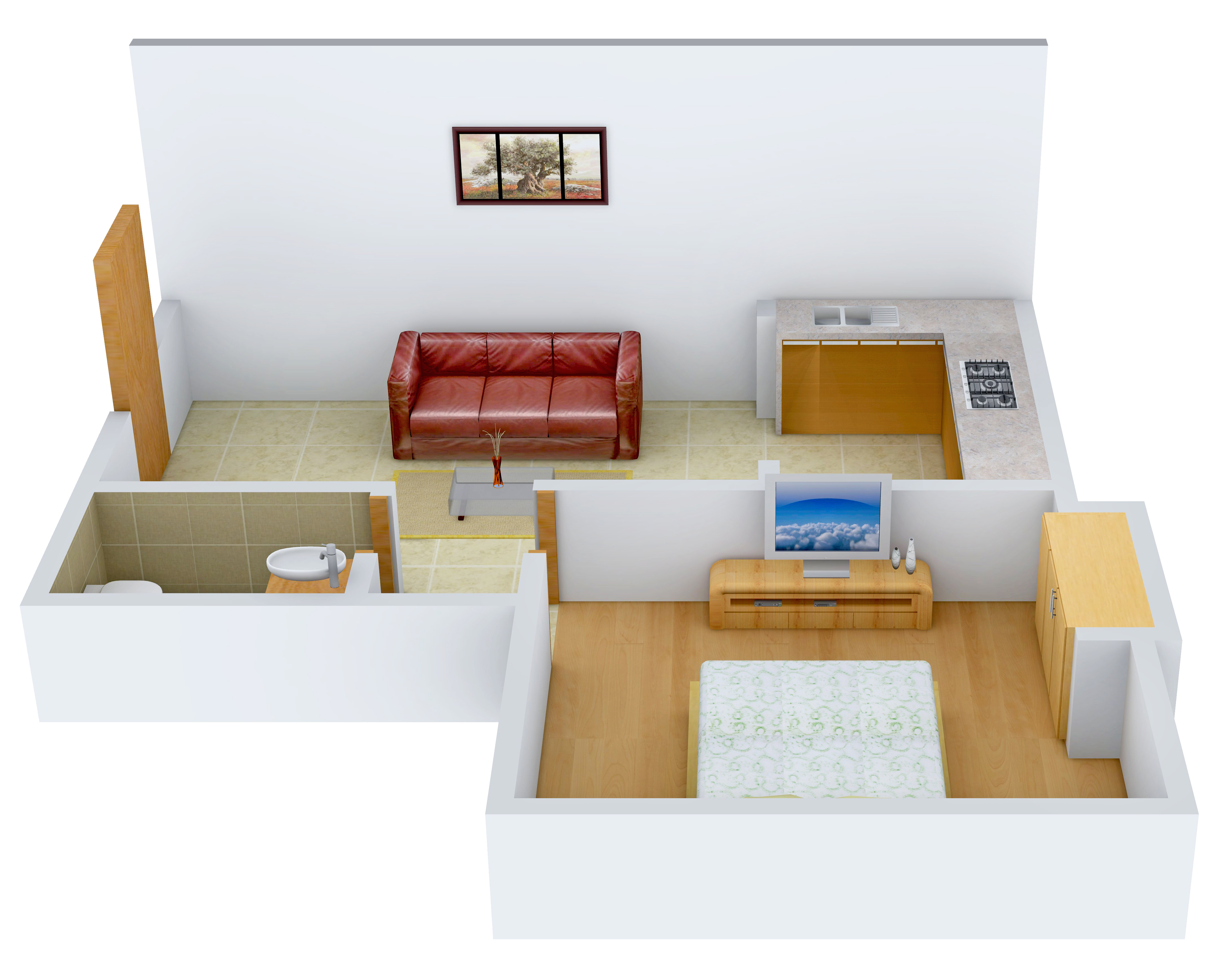 3DFloorPlan of Martin Royal Signature