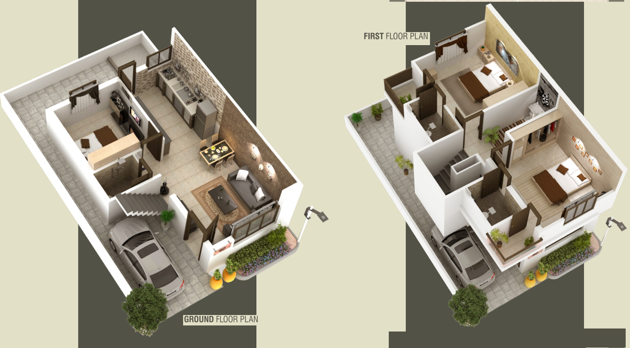 3DFloorPlan of Royal Villa