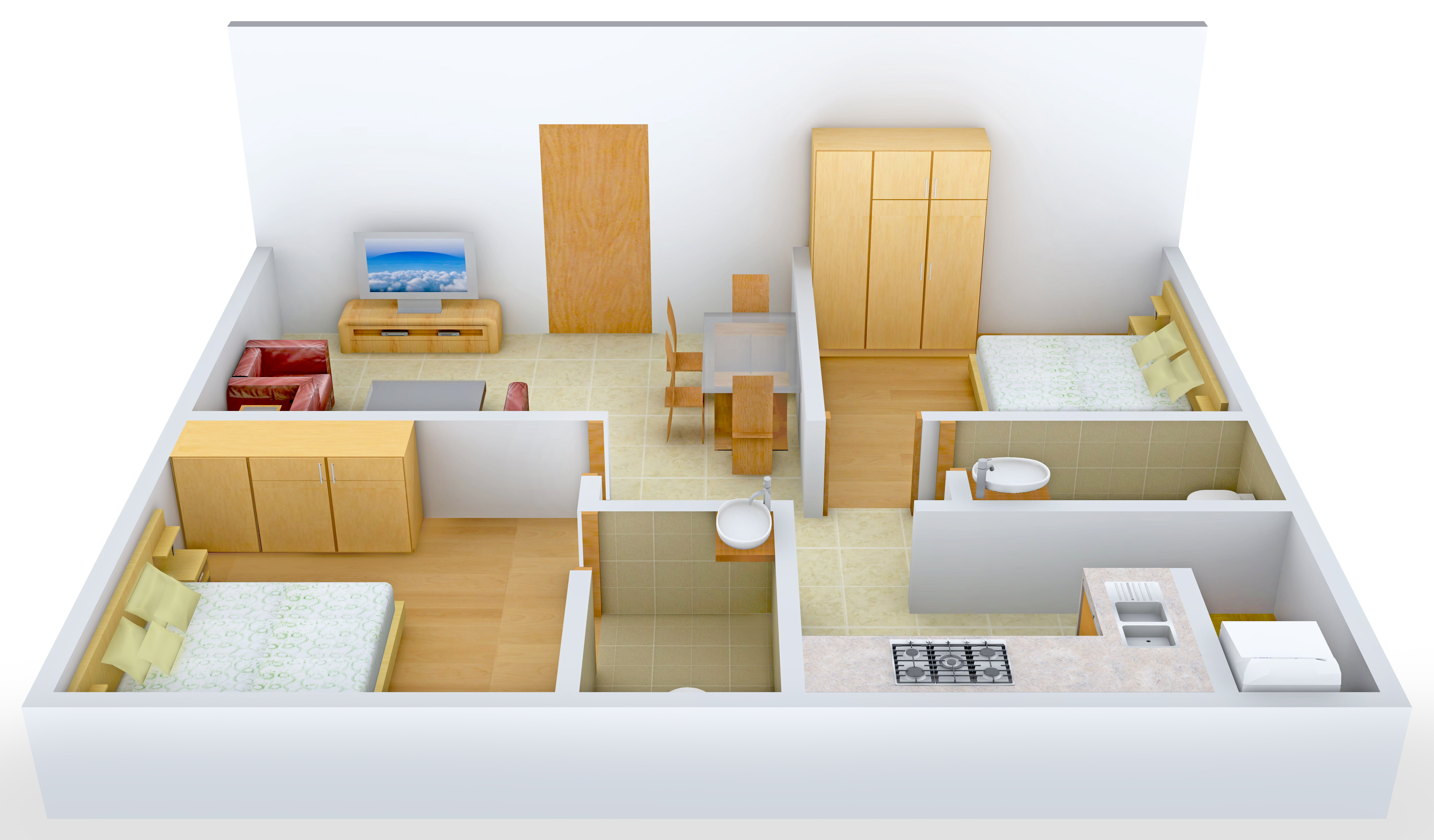 3DFloorPlan of Kaniska Elegant