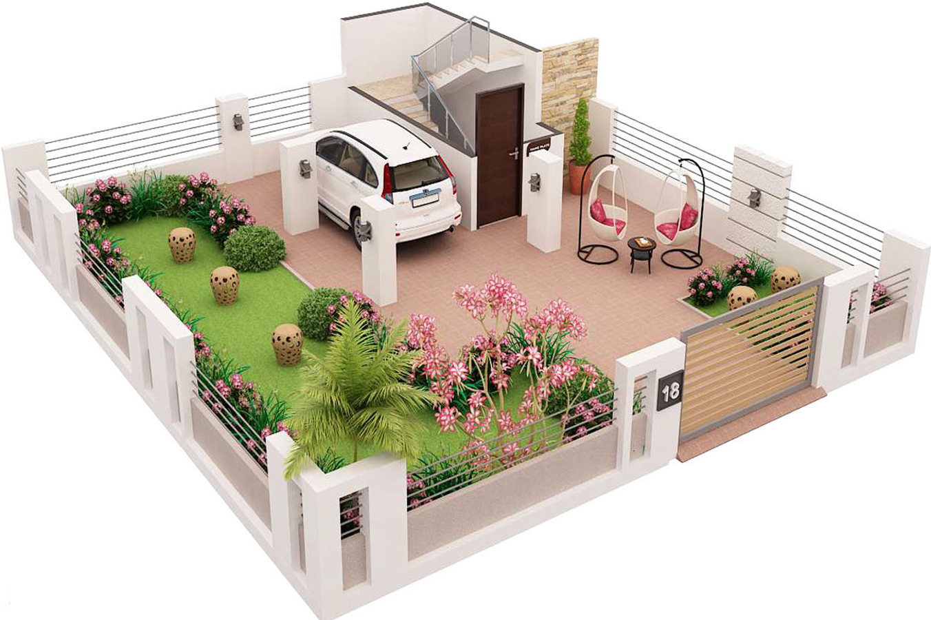 3DFloorPlan of Spanish Residency Phase 1