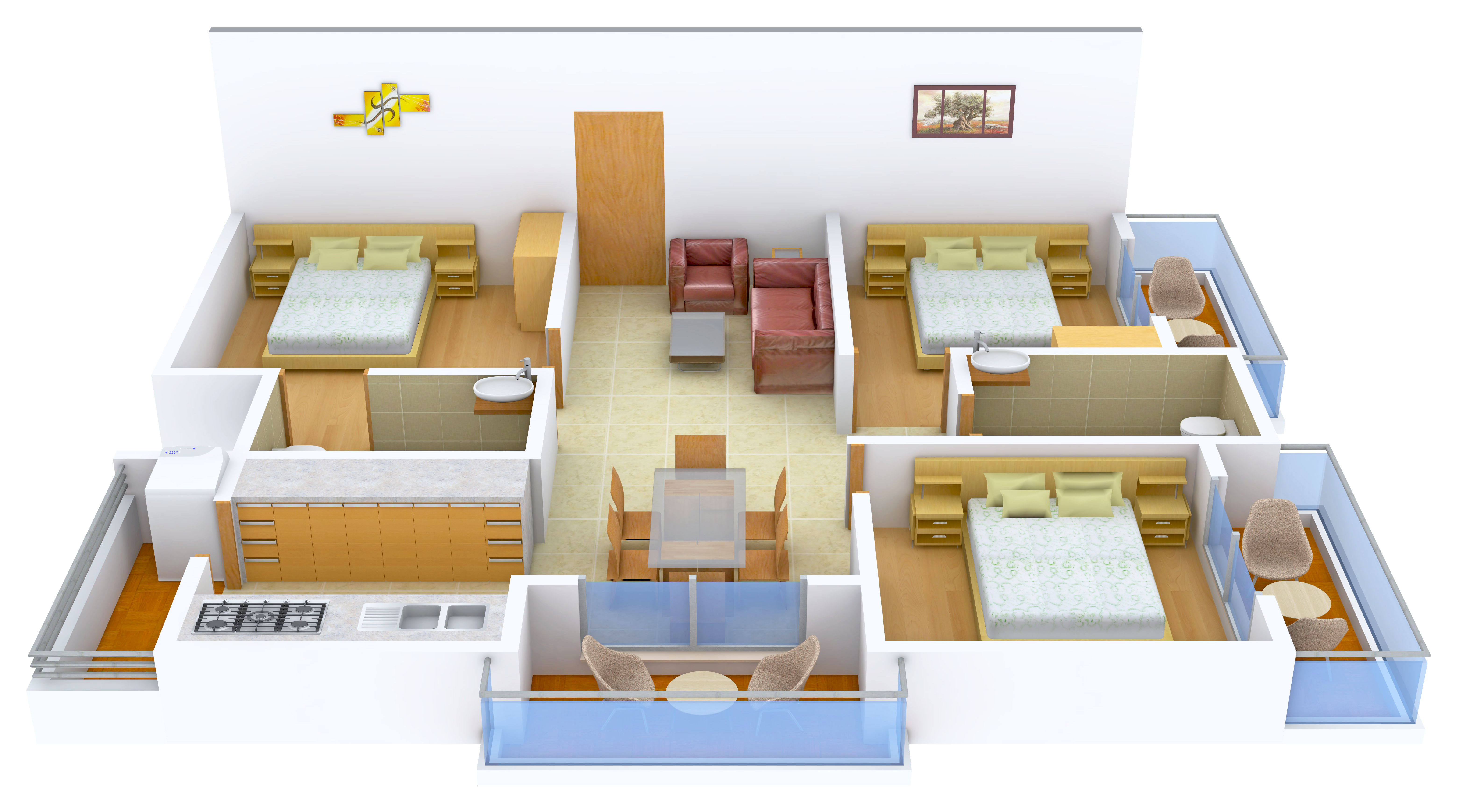 1300-sq-ft-3-bhk-2t-apartment-for-sale-in-i-land-infrastructure-expressions-electronic-city