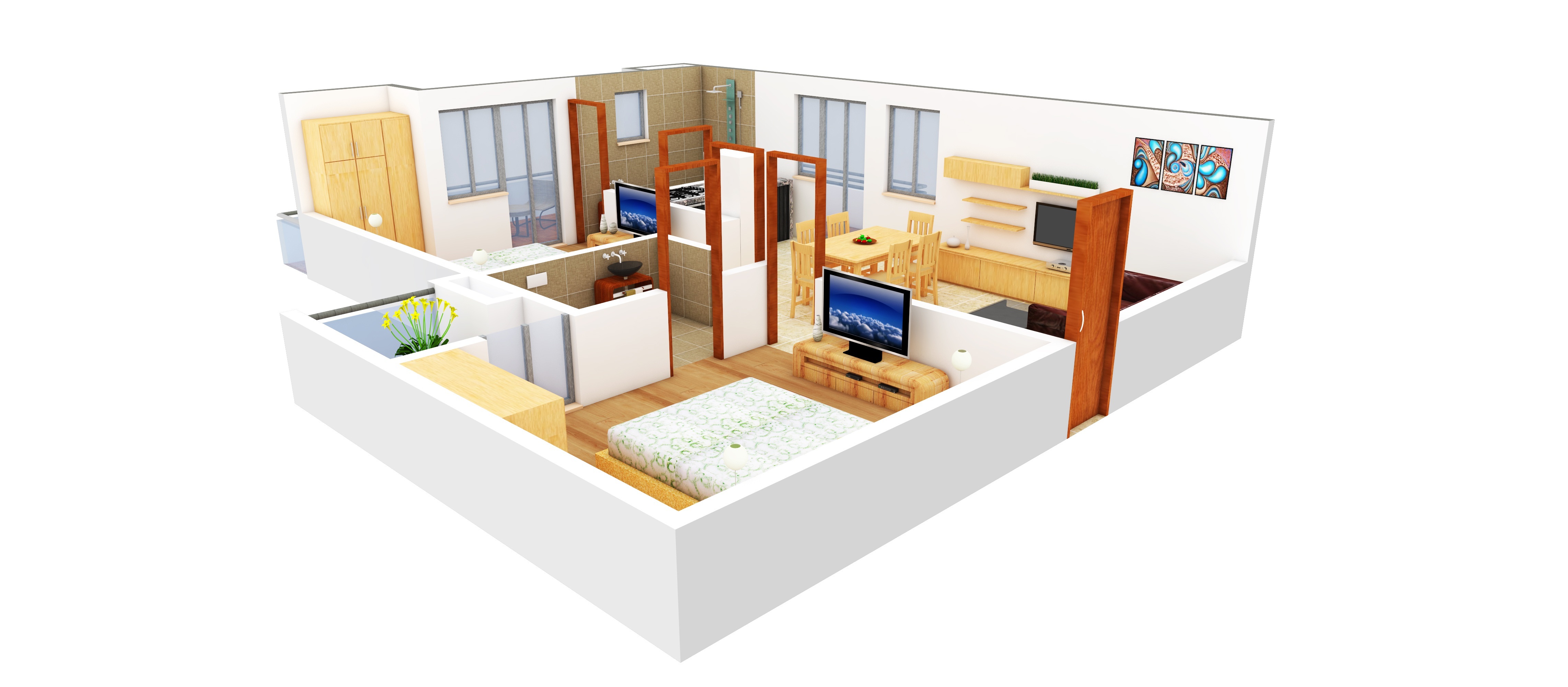 3DFloorPlan of Windsor Premium Tower