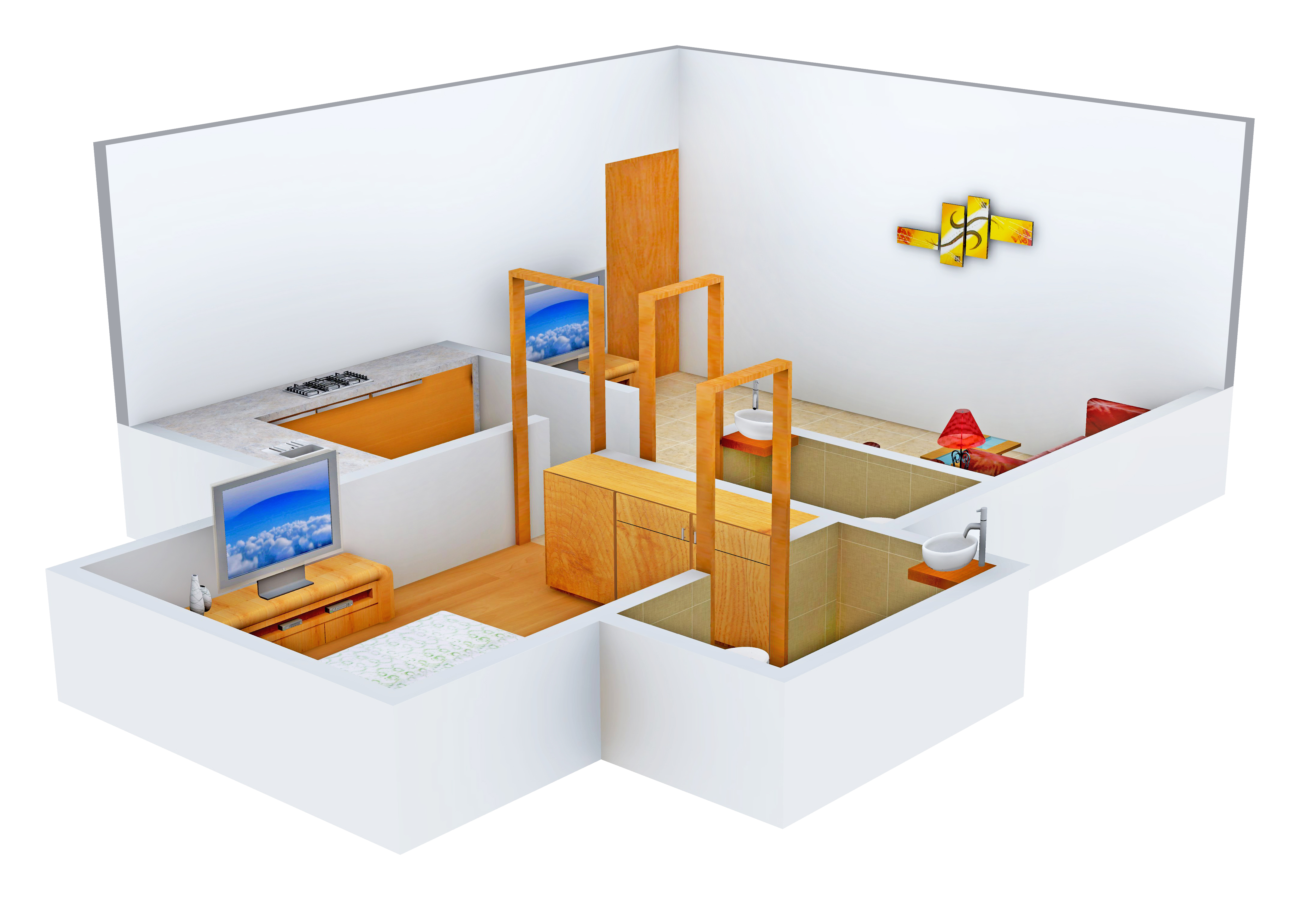 3DFloorPlan of Shree Swami Veronica