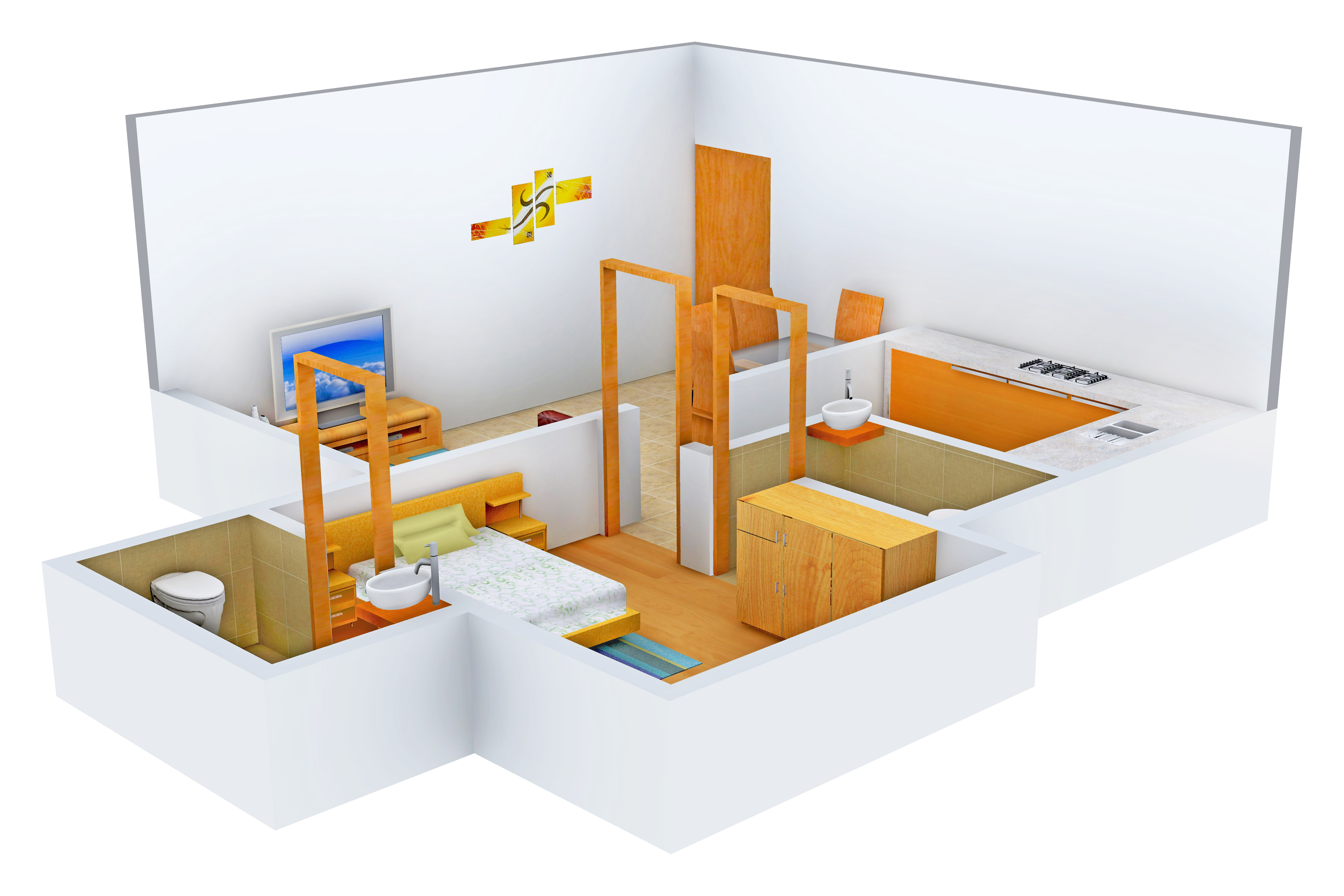 3DFloorPlan of Shree Swami Veronica
