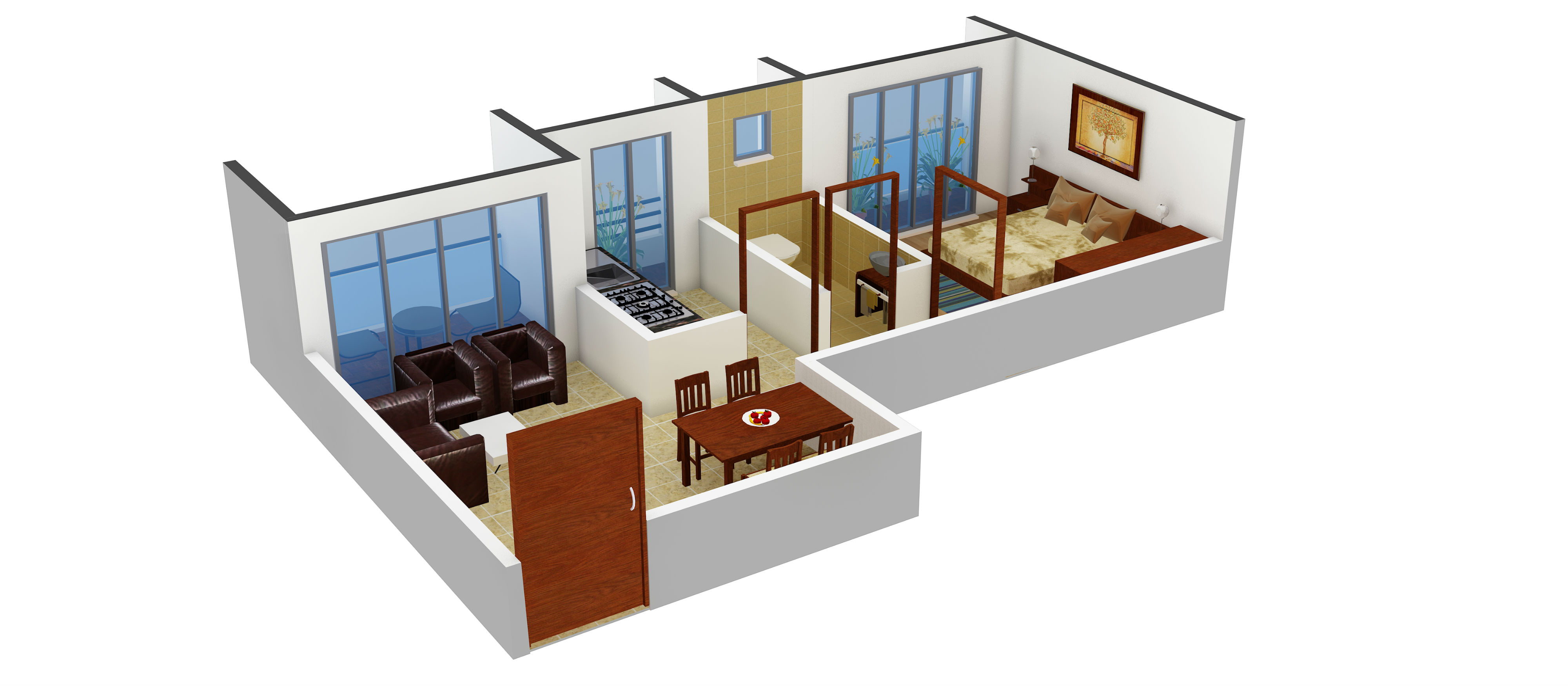 3DFloorPlan of Dolphin Metro Point