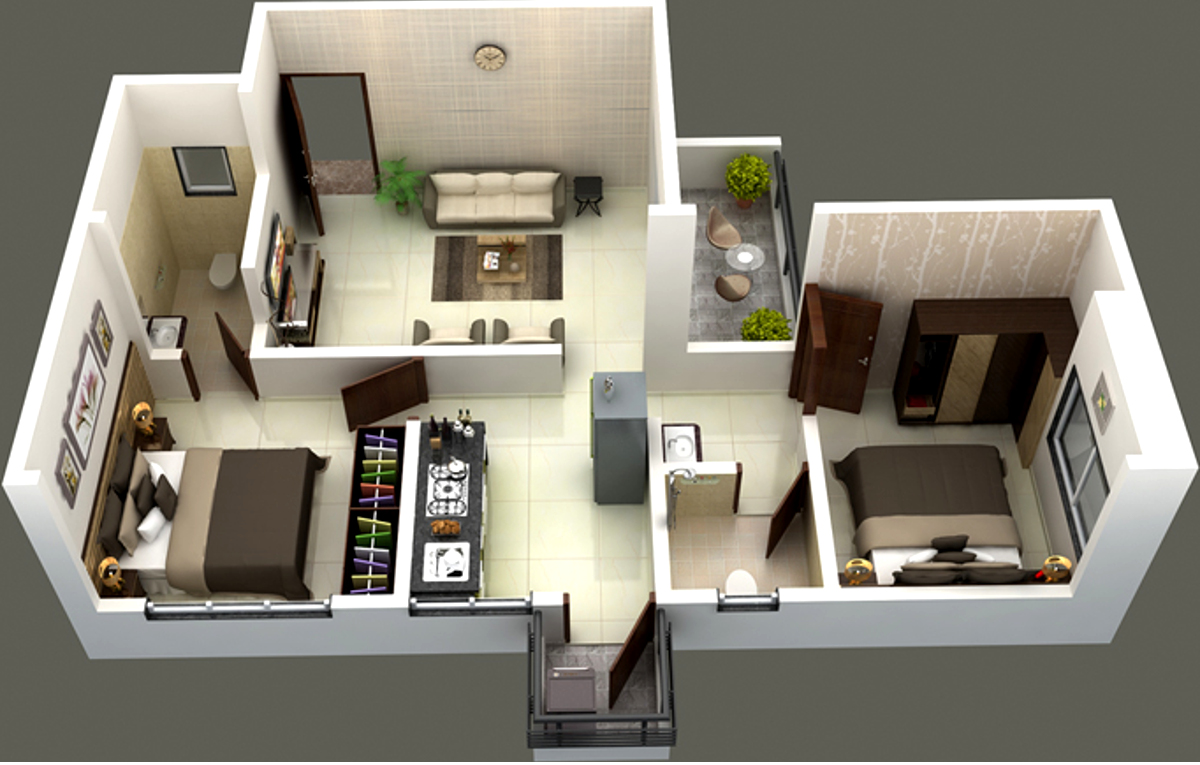 3DFloorPlan of Gangotree Subhankar