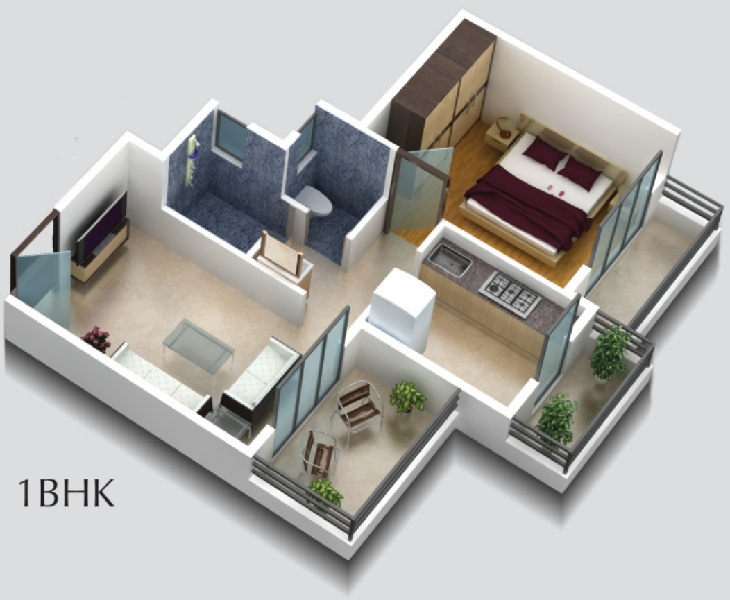 3DFloorPlan of JP Swami Darshan