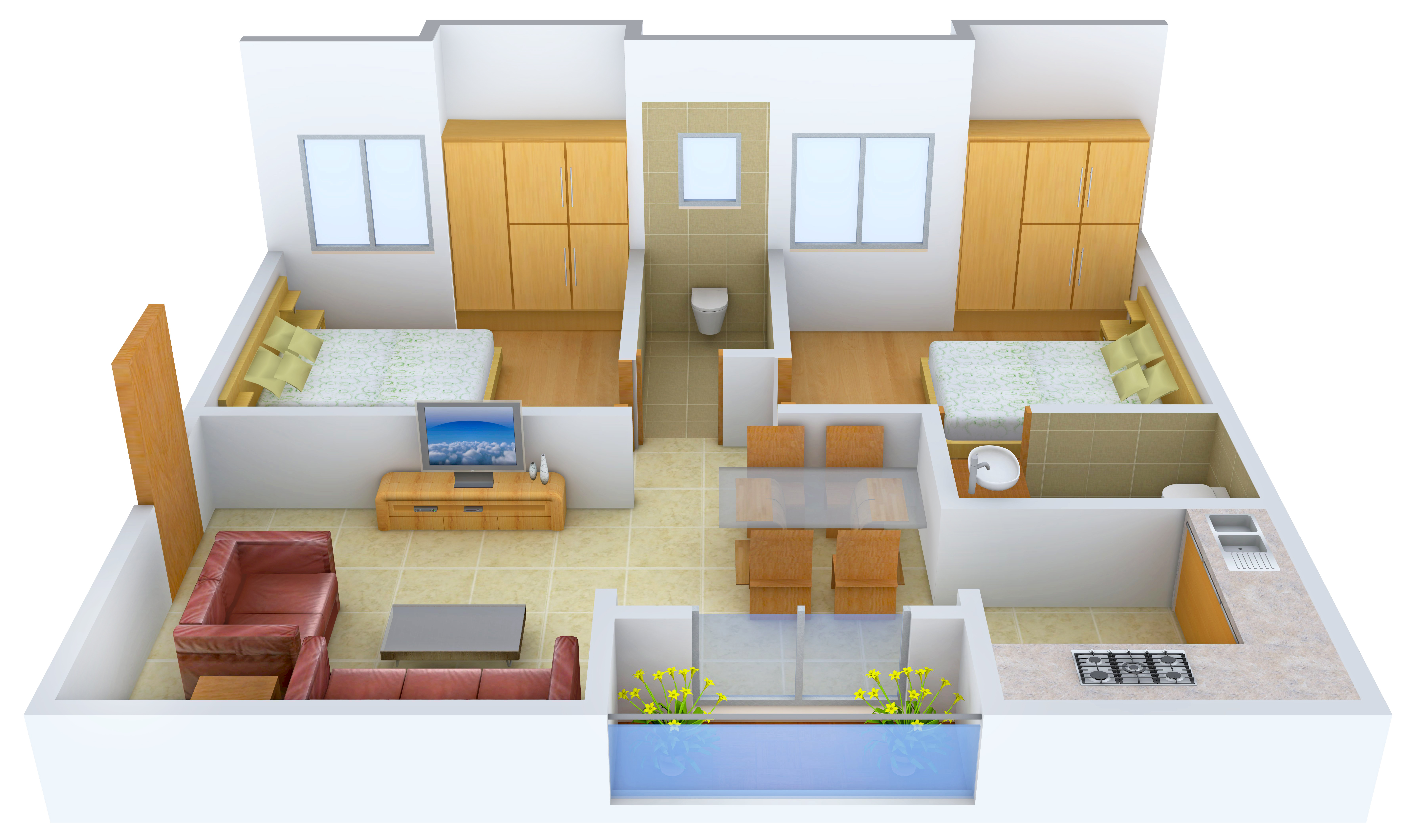 3DFloorPlan of Eden Saffron