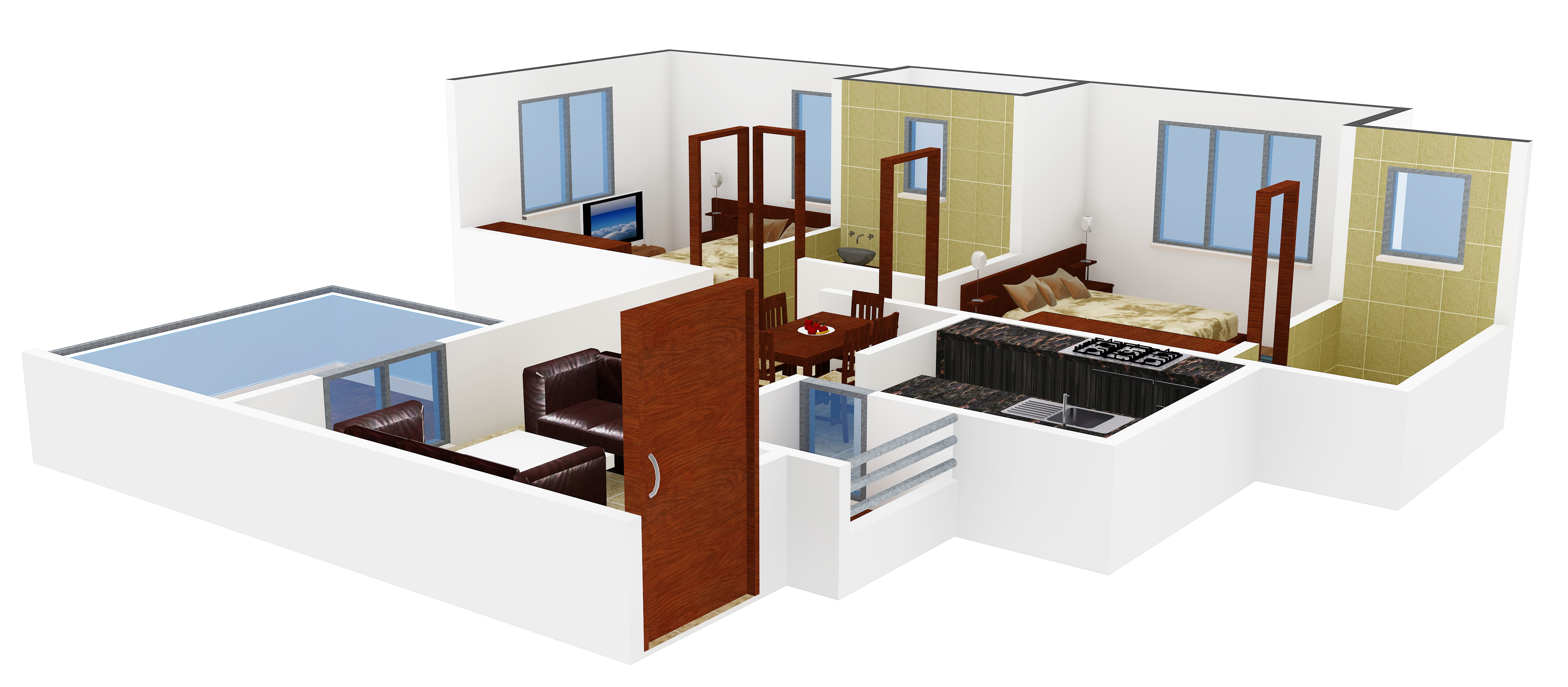 3DFloorPlan of Kalaapi Valentina