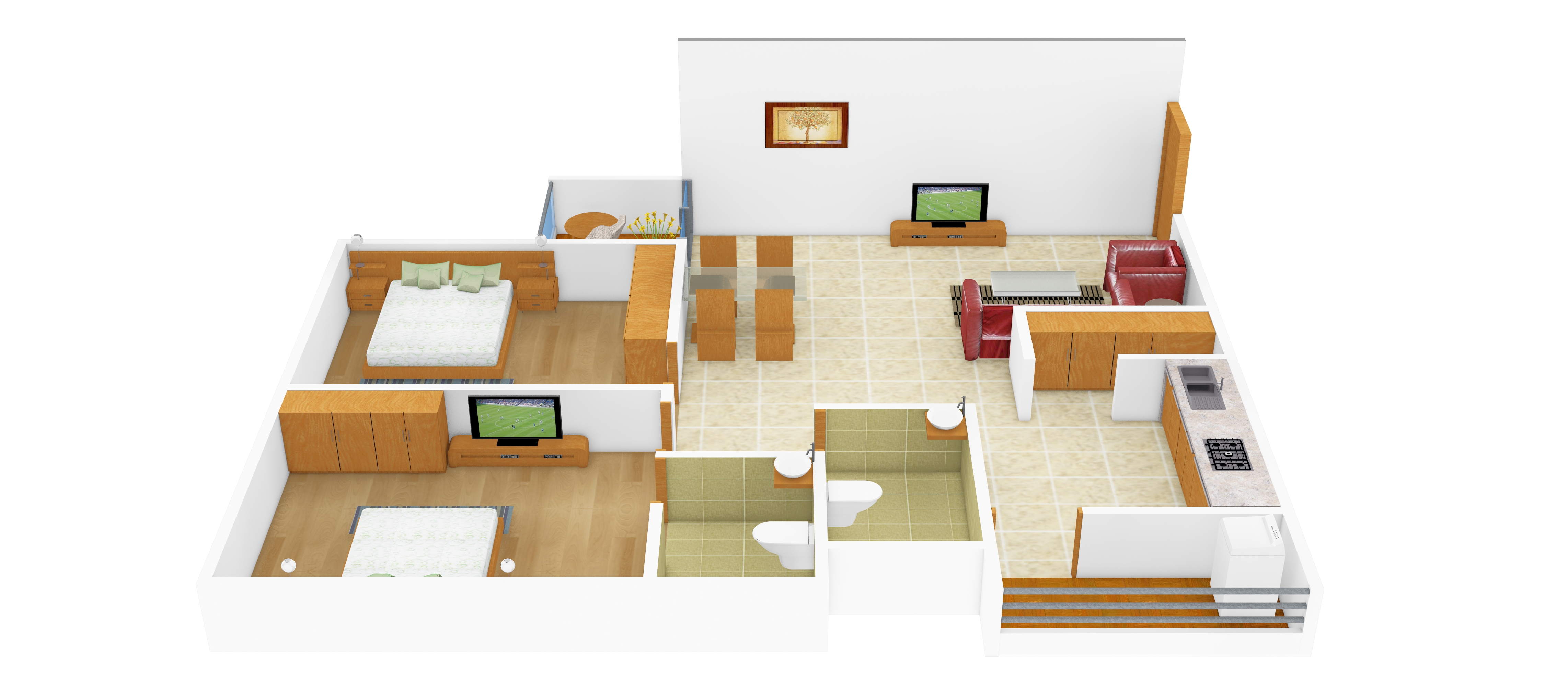 3DFloorPlan of Saral Parivesh