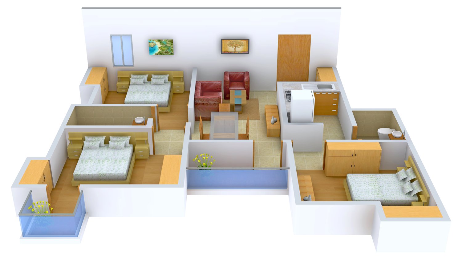 3DFloorPlan of Signum Parkwoods Estate