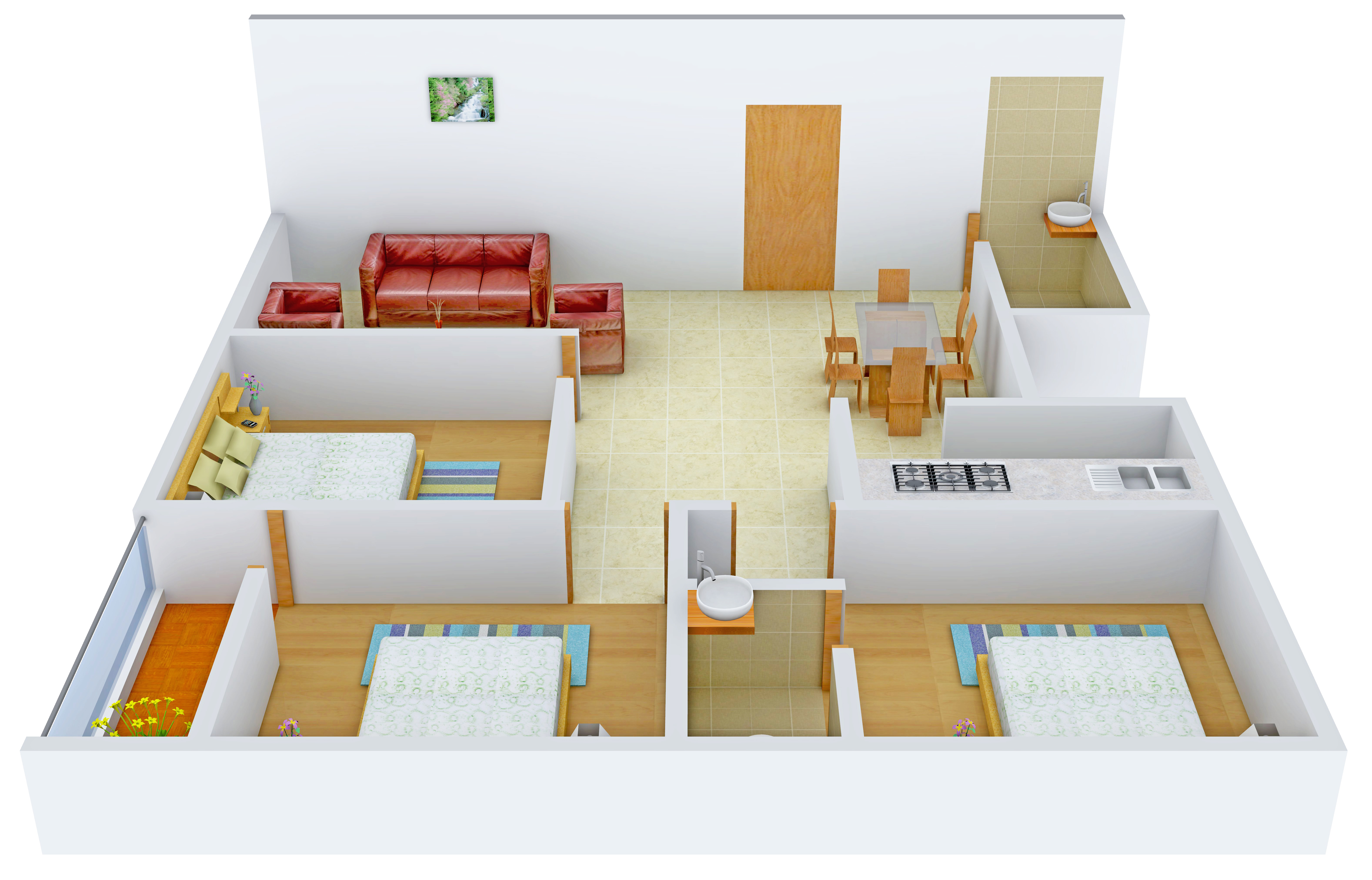 3DFloorPlan of Intent Pushpochoini