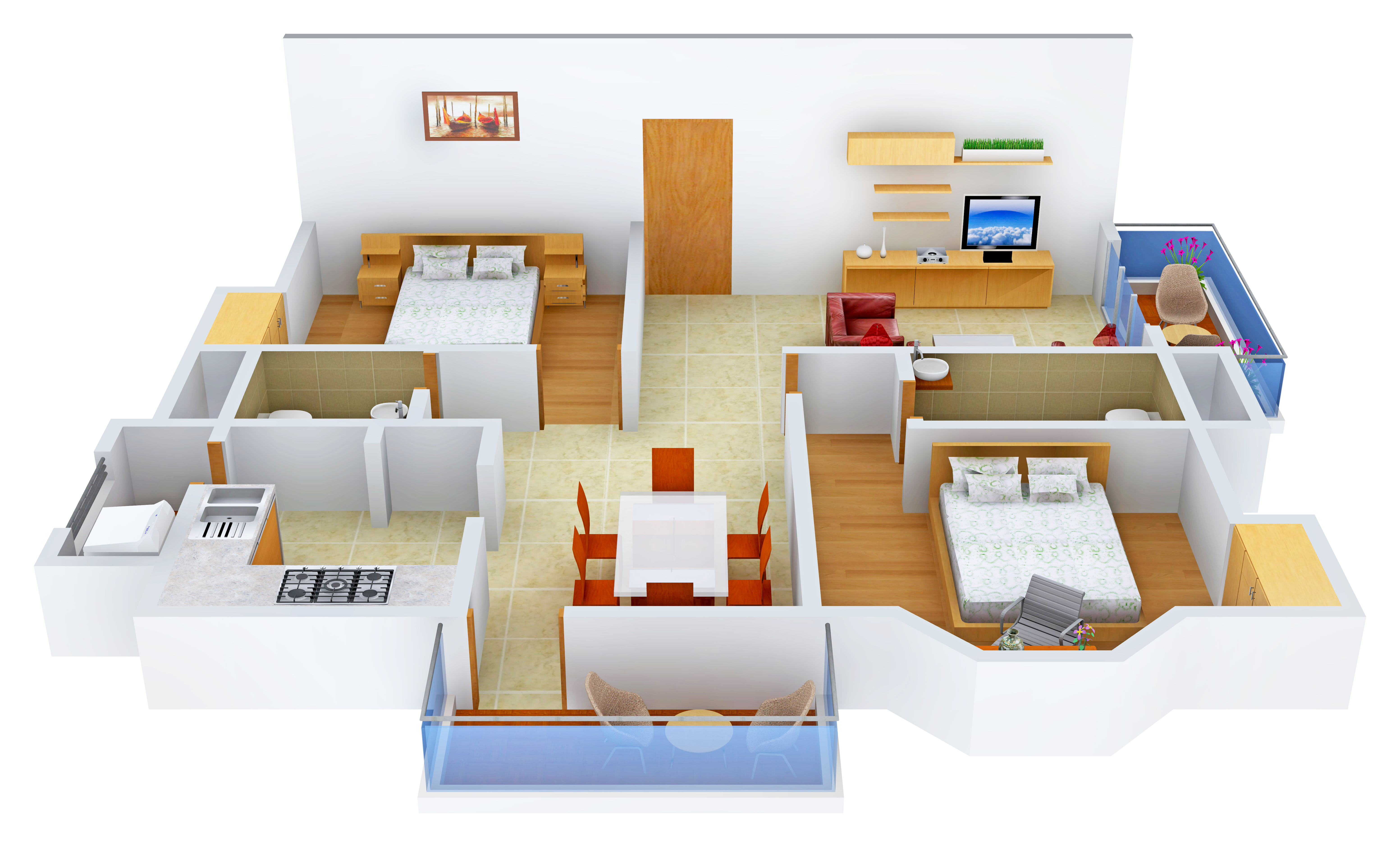 3DFloorPlan of GR Natarajan Arjika