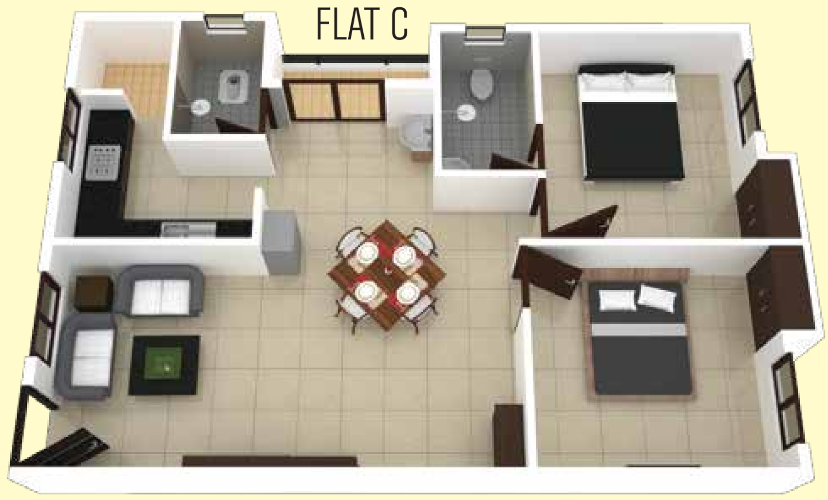 3DFloorPlan of Saradeuz Eden