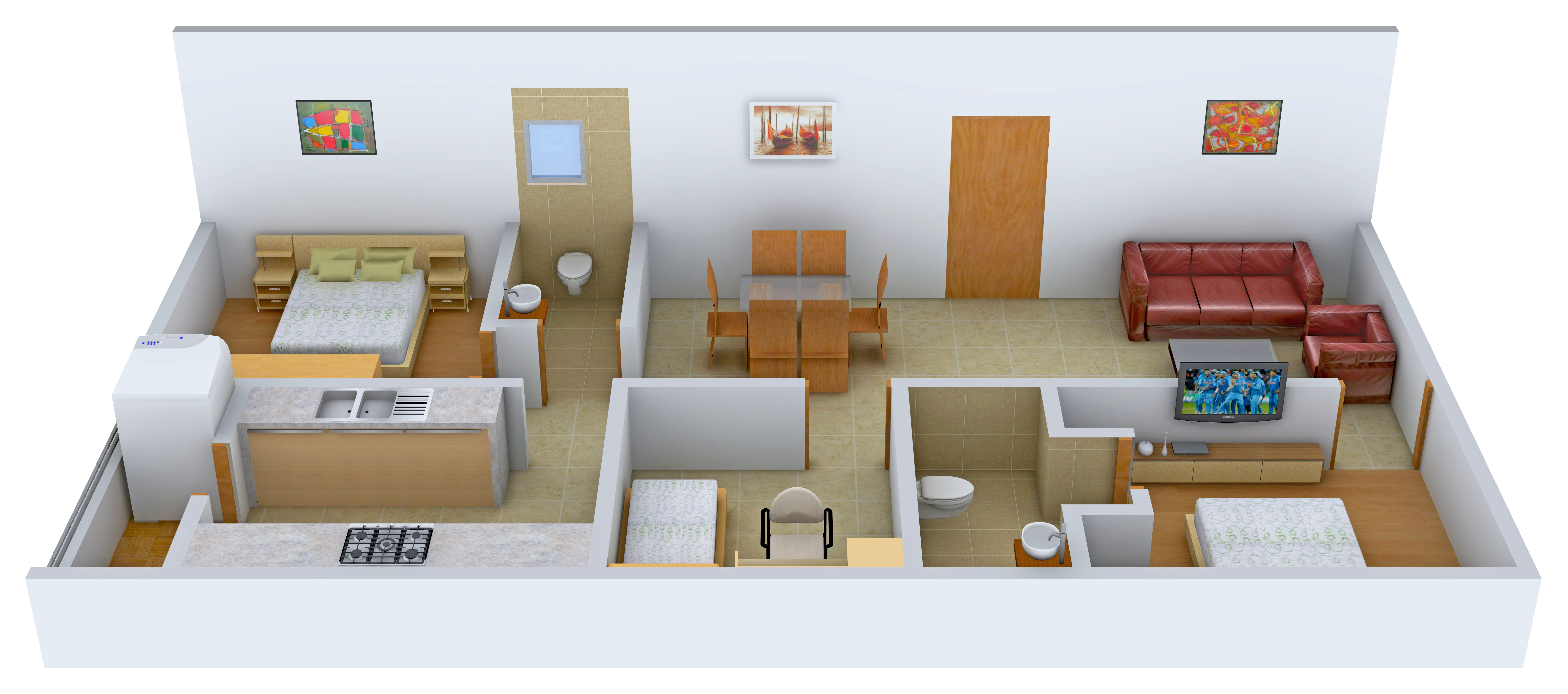 3DFloorPlan of Aara Venus Sudarson