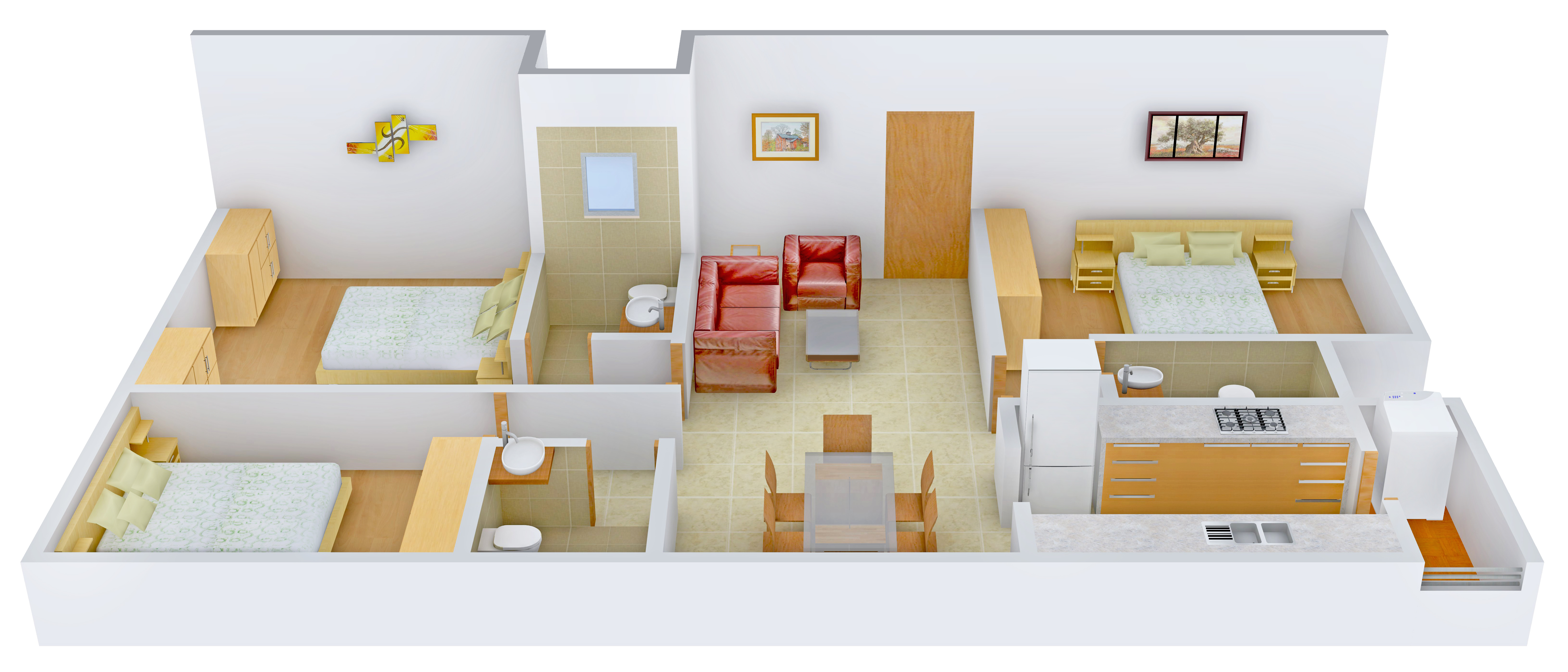 3DFloorPlan of Aara Venus Sudarson