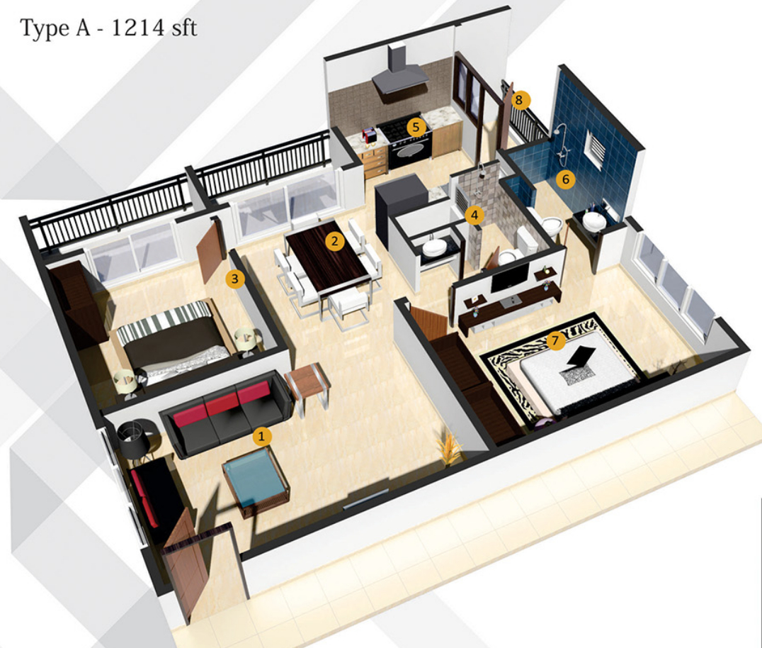 3DFloorPlan of SVR Pine Ridge