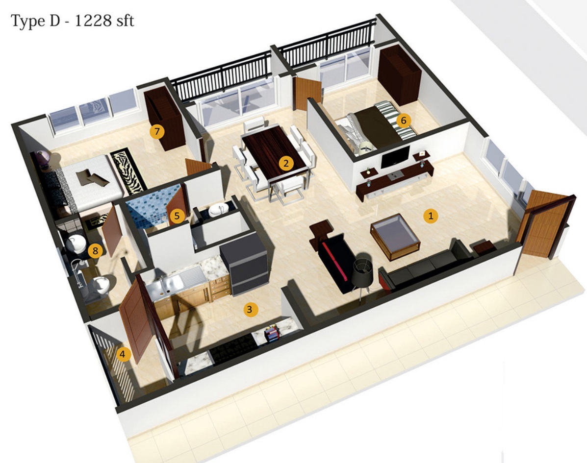 3DFloorPlan of SVR Pine Ridge