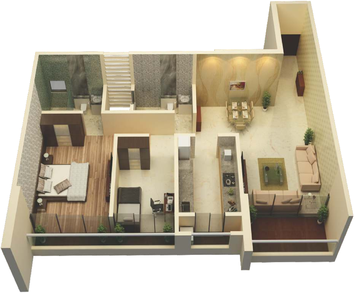 3DFloorPlan of Tycoons Central Park