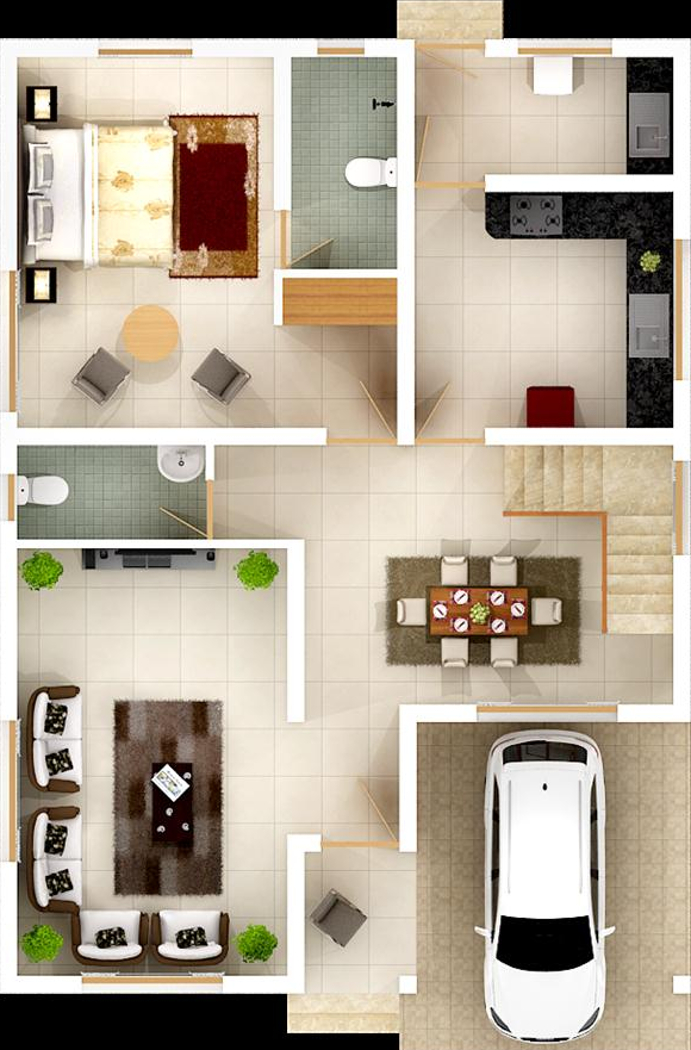 3DFloorPlan of Anna Casa Bonitta Phase II