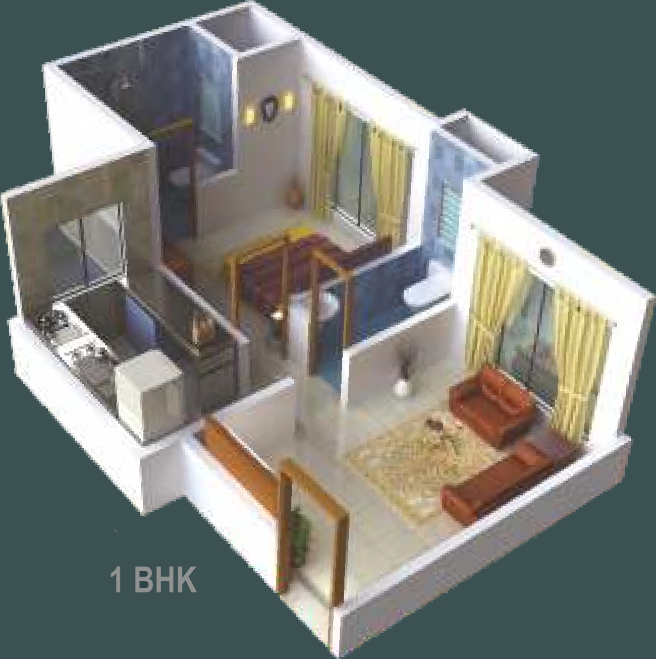 3DFloorPlan of Chaurang Aastha